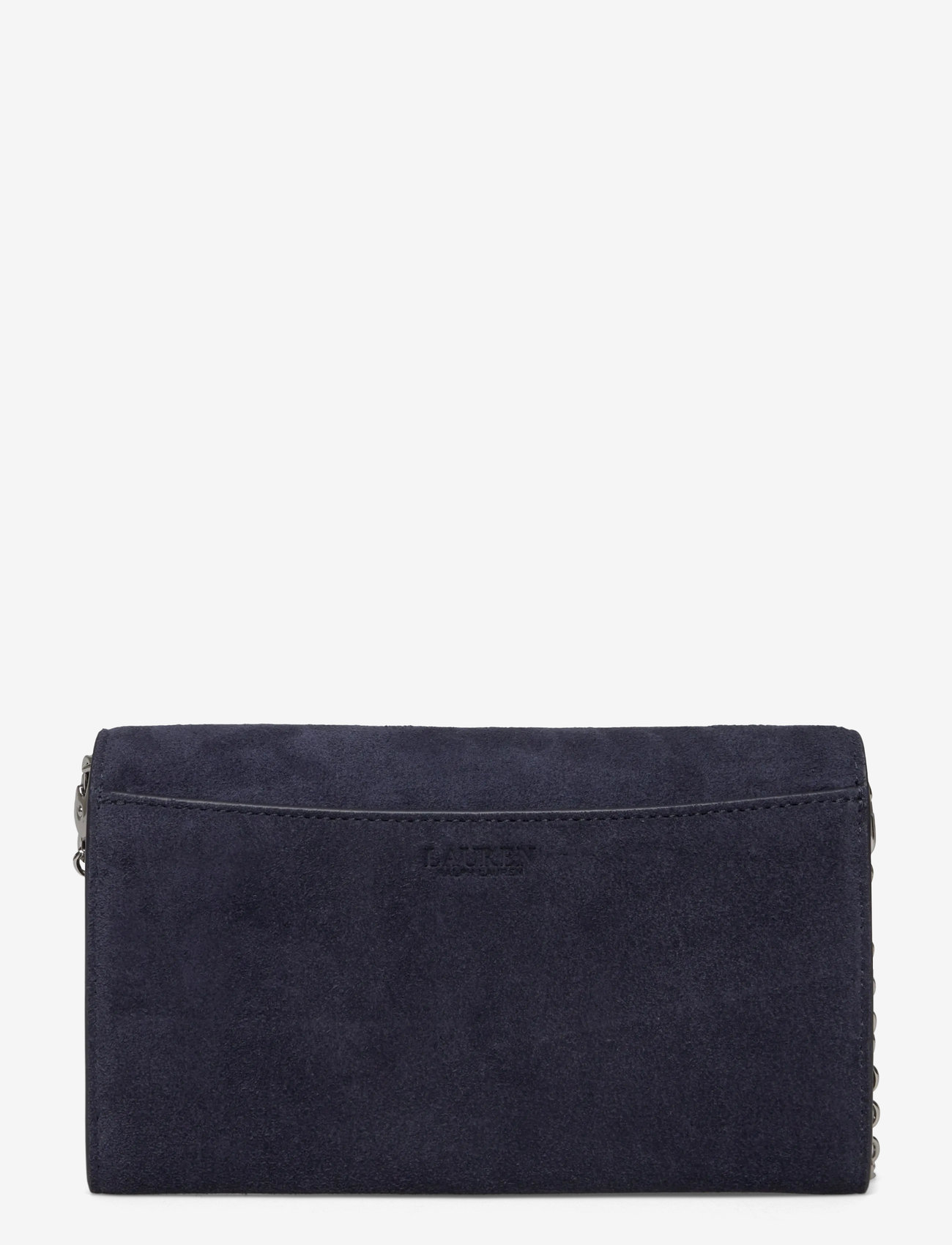 Lauren Ralph Lauren - Suede Medium Adair Crossbody - crossbody bags - lauren navy - 1