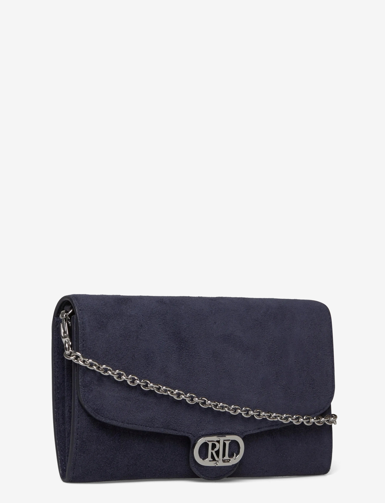 Lauren Ralph Lauren - Suede Medium Adair Crossbody - crossbody bags - lauren navy - 2