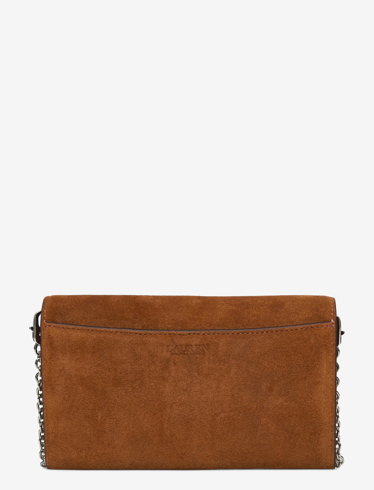 Lauren Ralph Lauren - Suede Medium Adair Crossbody - crossbody bags - lauren tan - 1