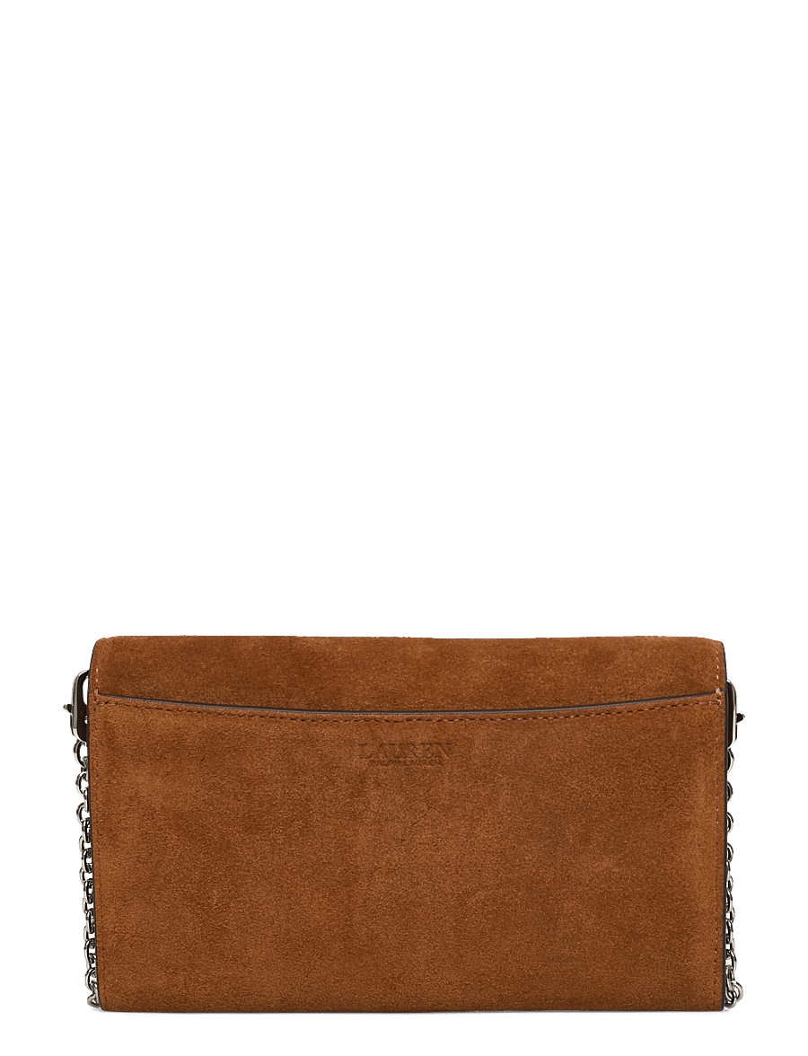 Lauren Ralph Lauren - Suede Medium Adair Crossbody - crossbody tassen - lauren tan - 1