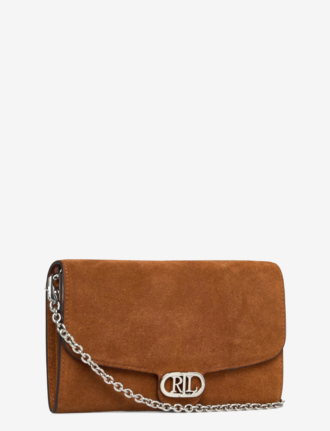 Lauren Ralph Lauren - Suede Medium Adair Crossbody - crossbody bags - lauren tan - 2