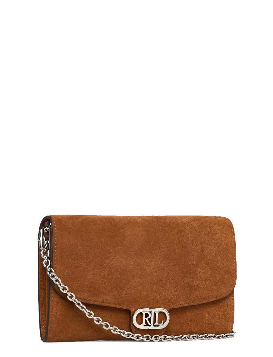 Lauren Ralph Lauren - Suede Medium Adair Crossbody - crossbody tassen - lauren tan - 2