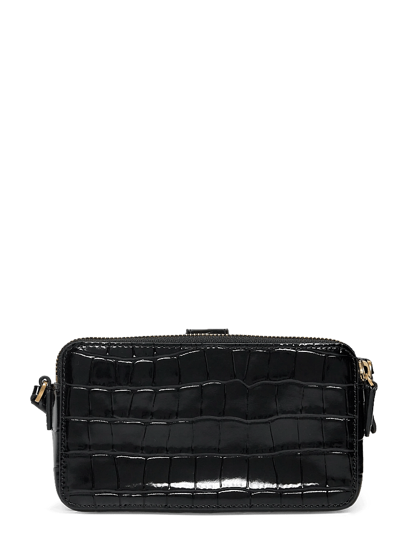 Lauren Ralph Lauren - Embossed Medium Witley Crossbody Wallet - black - 1