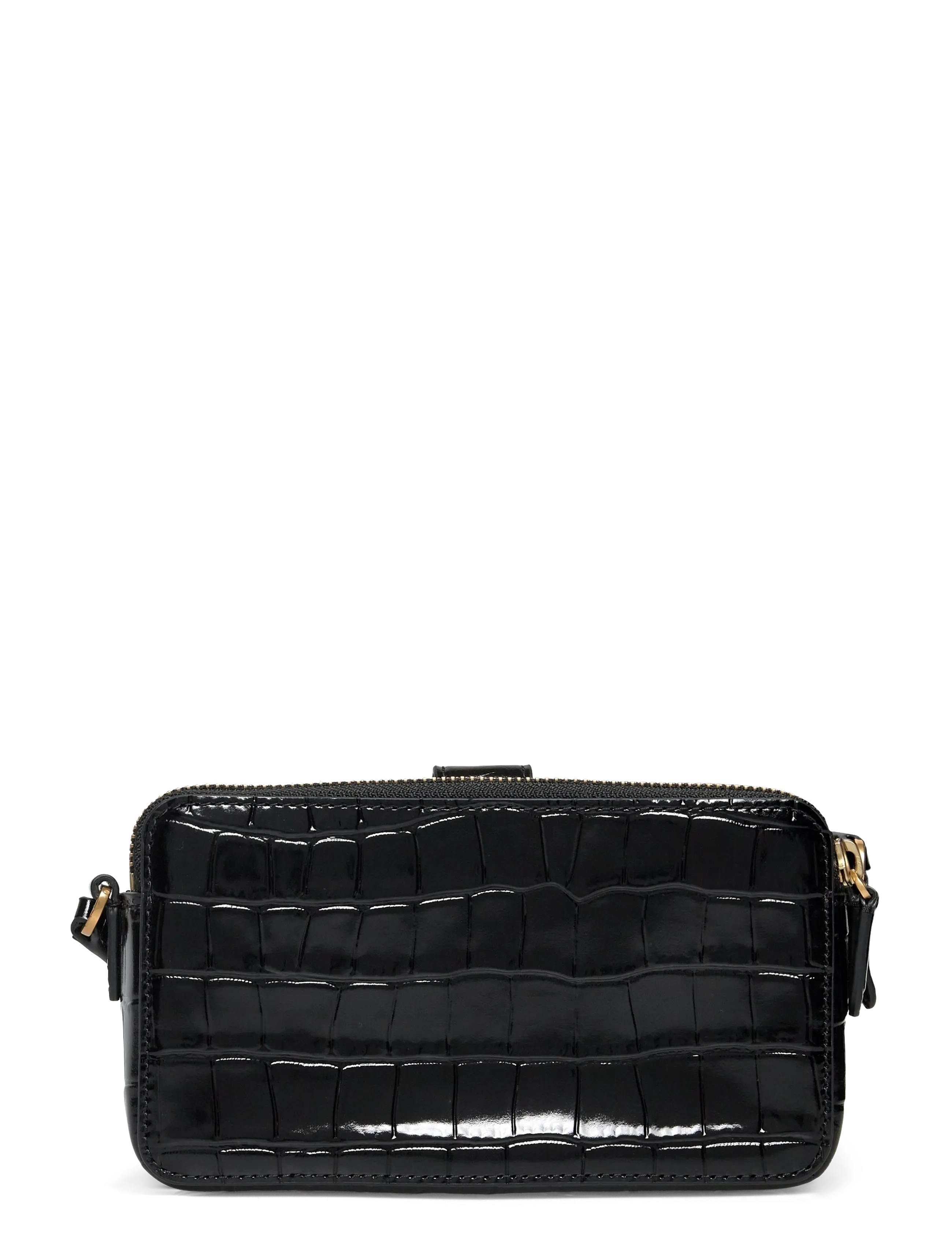 Lauren Ralph Lauren - Embossed Medium Witley Crossbody Wallet - black - 1