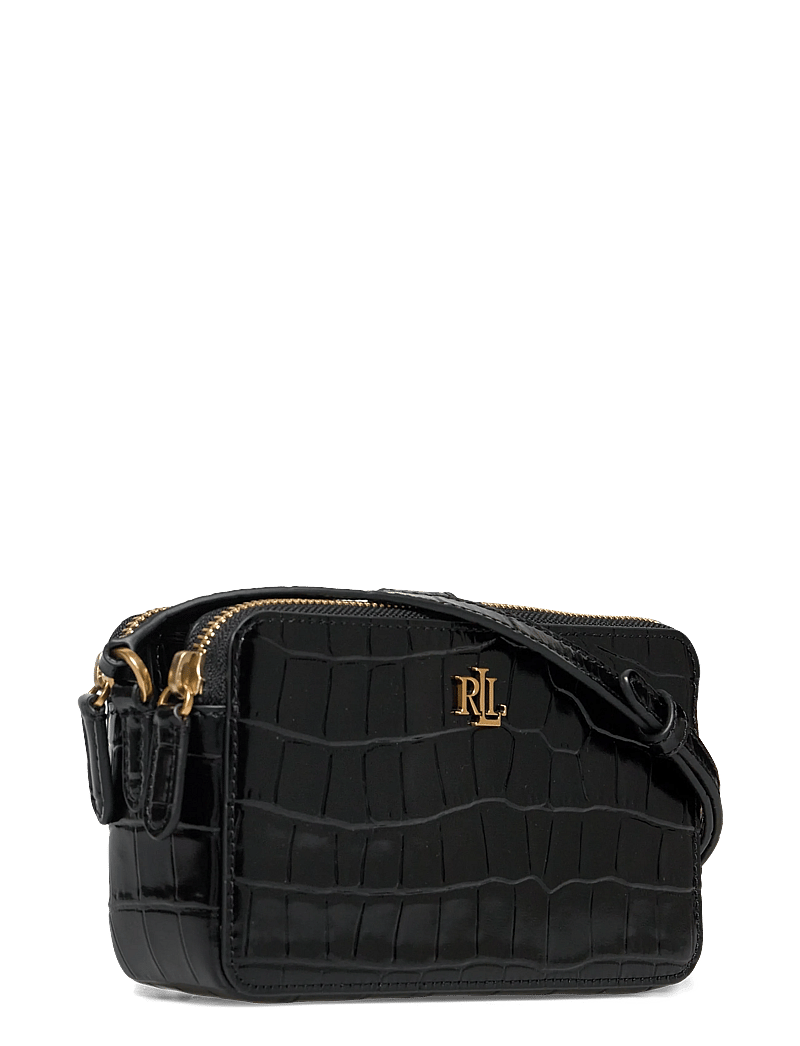 Lauren Ralph Lauren - Embossed Medium Witley Crossbody Wallet - black - 2