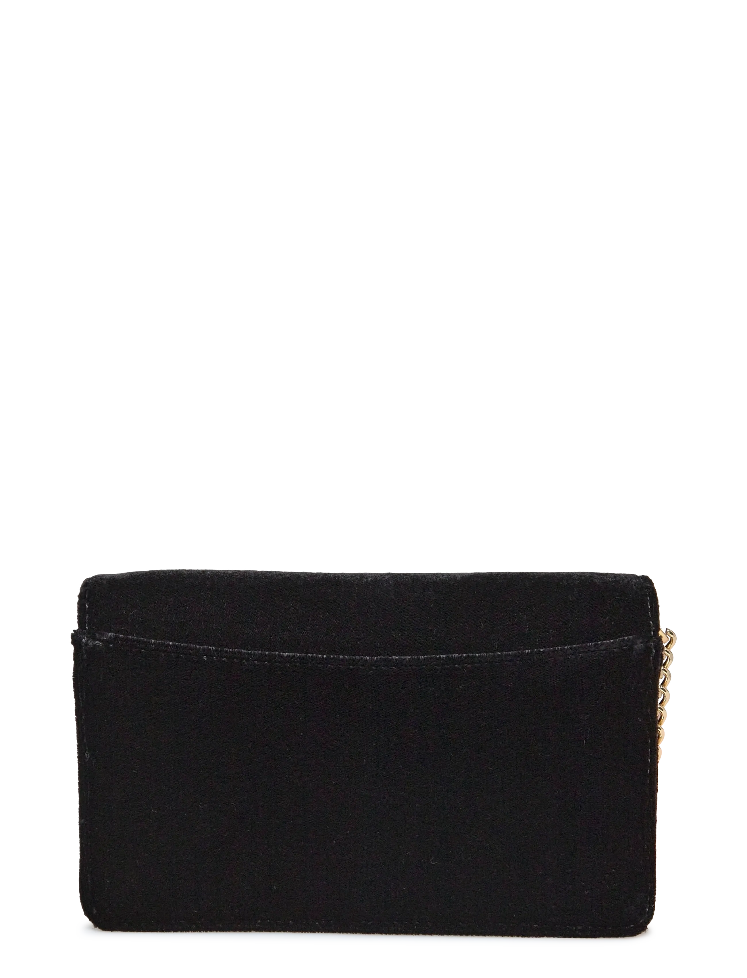 Lauren Ralph Lauren - Velvet Crossbody Turn-Lock Tech Case - crossbody bags - black - 1
