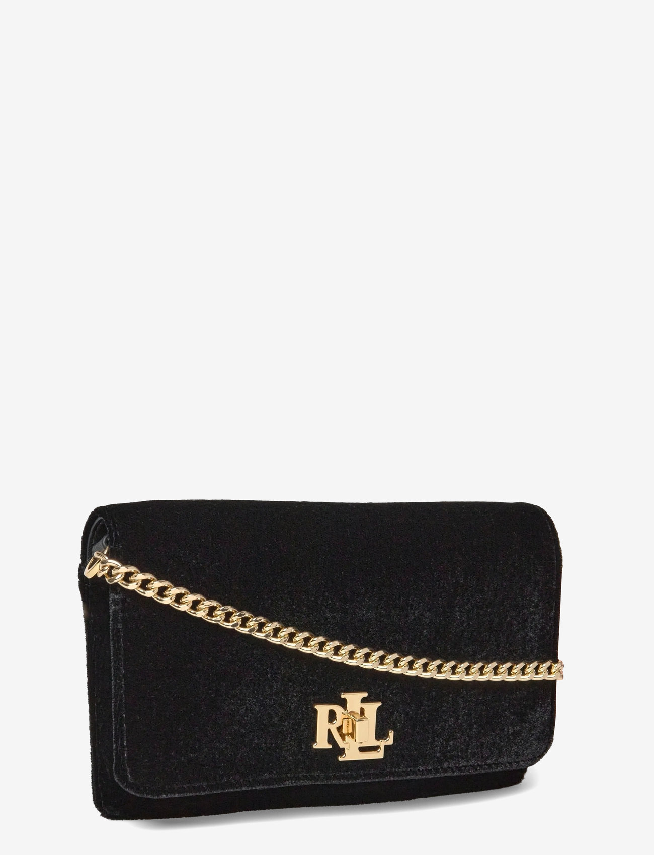 Lauren Ralph Lauren - Velvet Crossbody Turn-Lock Tech Case - henkeltaschen - black - 2