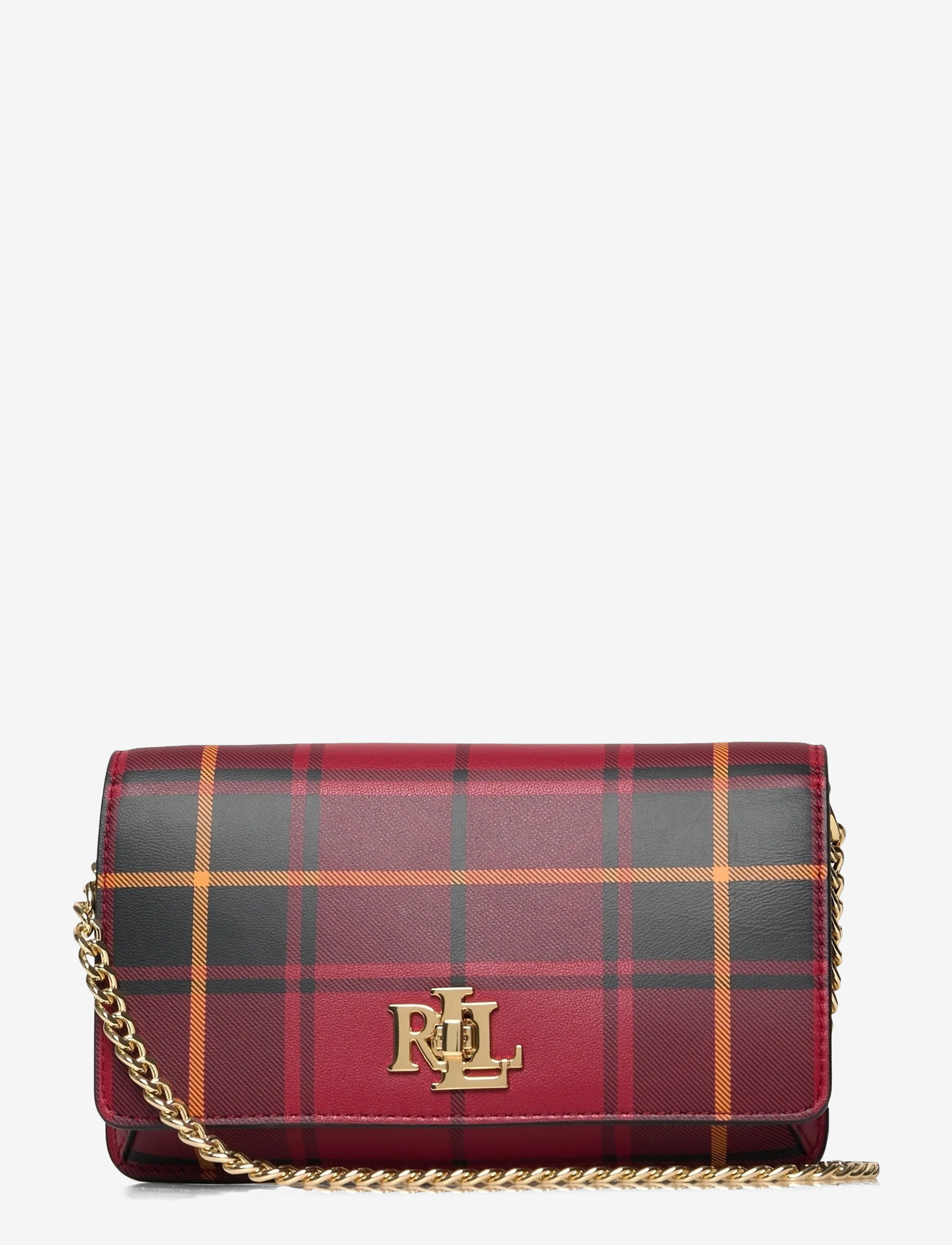 Lauren Ralph Lauren - Plaid Crossbody Turn-Lock Tech Case - særlige begivenheder - holiday tartan/bl - 0
