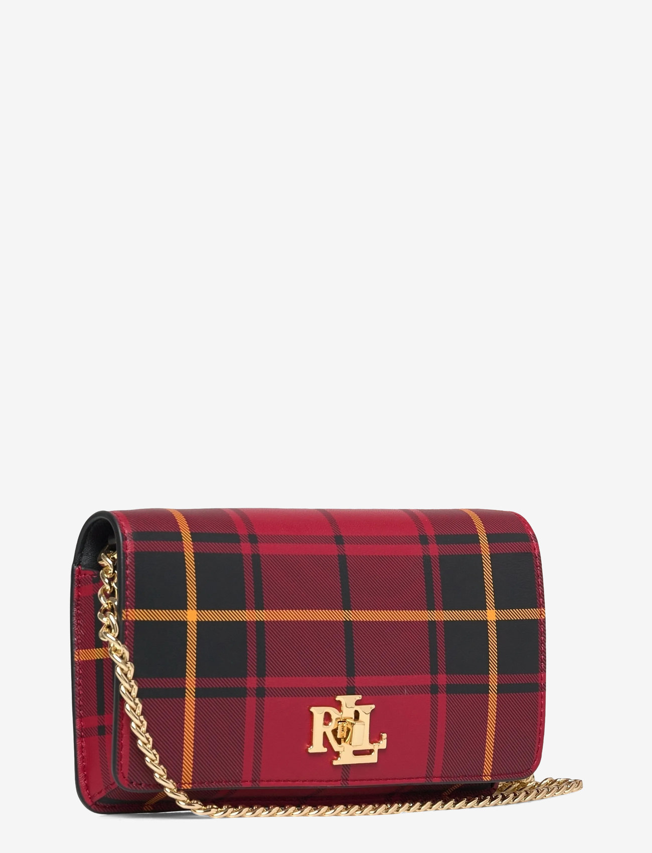 Lauren Ralph Lauren - Plaid Crossbody Turn-Lock Tech Case - særlige begivenheder - holiday tartan/bl - 2