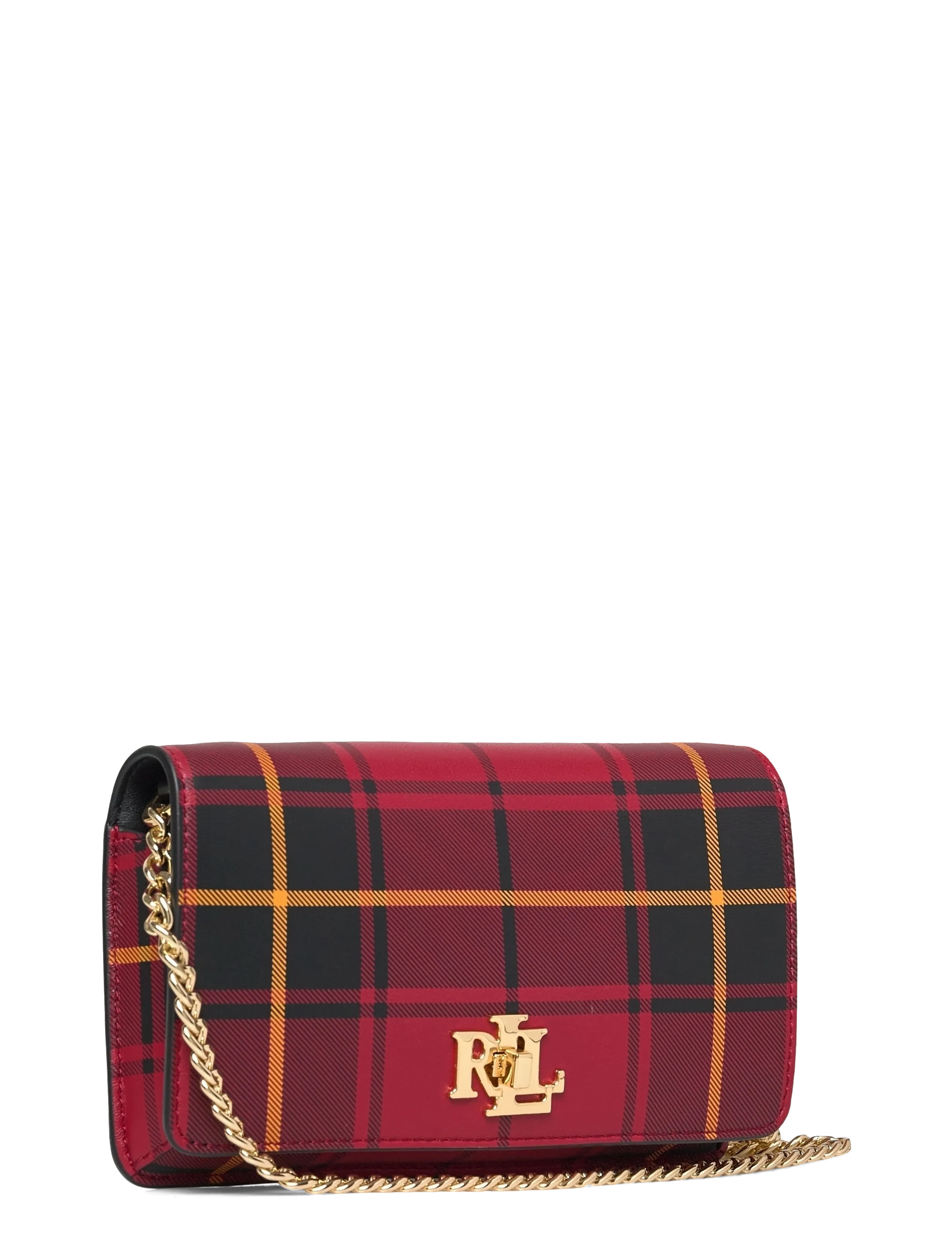 Lauren Ralph Lauren - Plaid Crossbody Turn-Lock Tech Case - holiday tartan/bl - 2