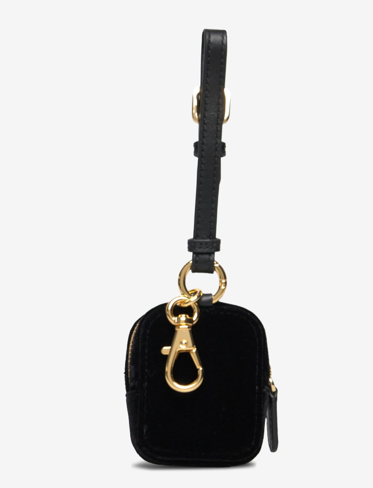 Lauren Ralph Lauren - Velvet Mini Zip Pouch - plånböcker - black - 1