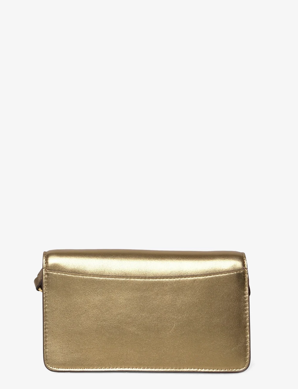 Lauren Ralph Lauren - Metallic Crossbody Turn-Lock Tech Case - særlige begivenheder - antique gold - 1