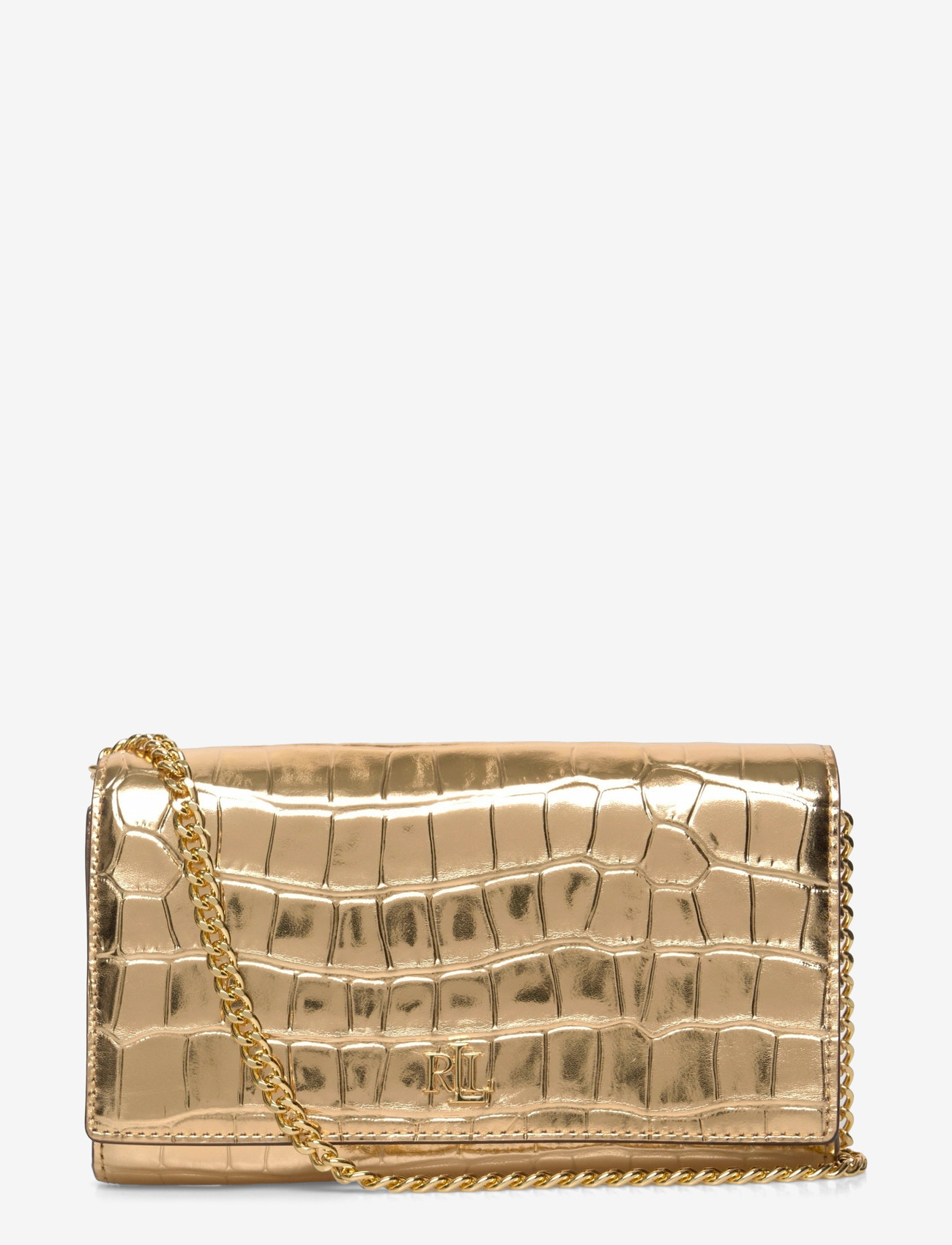Lauren Ralph Lauren - Metallic Medium Adair II Crossbody - umhängetaschen - modern gold - 0