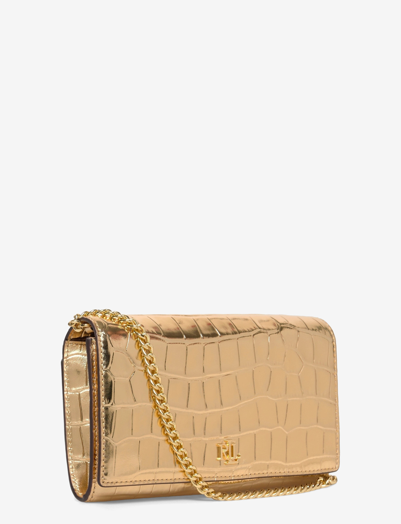 Lauren Ralph Lauren - Metallic Medium Adair II Crossbody - umhängetaschen - modern gold - 2