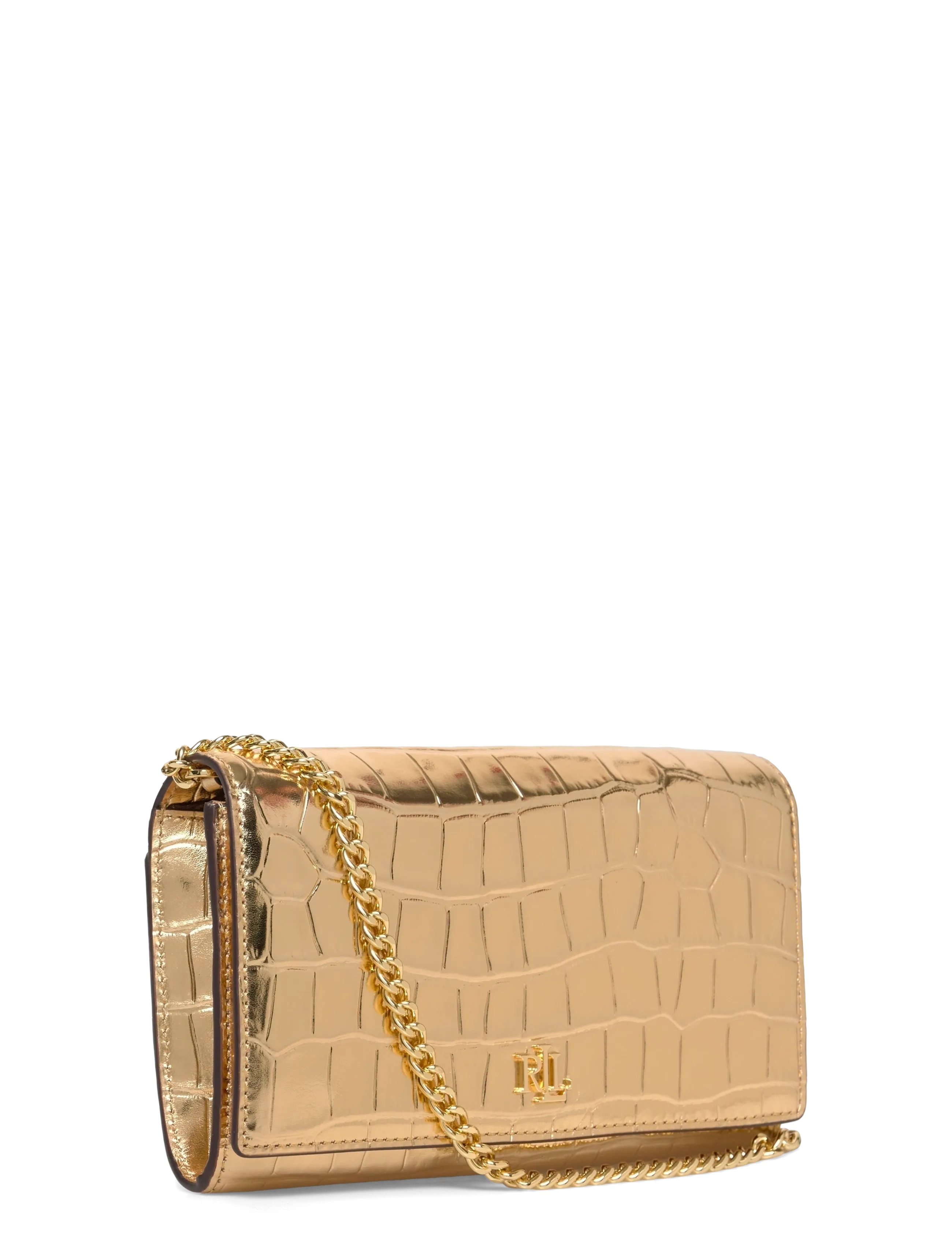 Lauren Ralph Lauren - Metallic Medium Adair II Crossbody - modern gold - 2