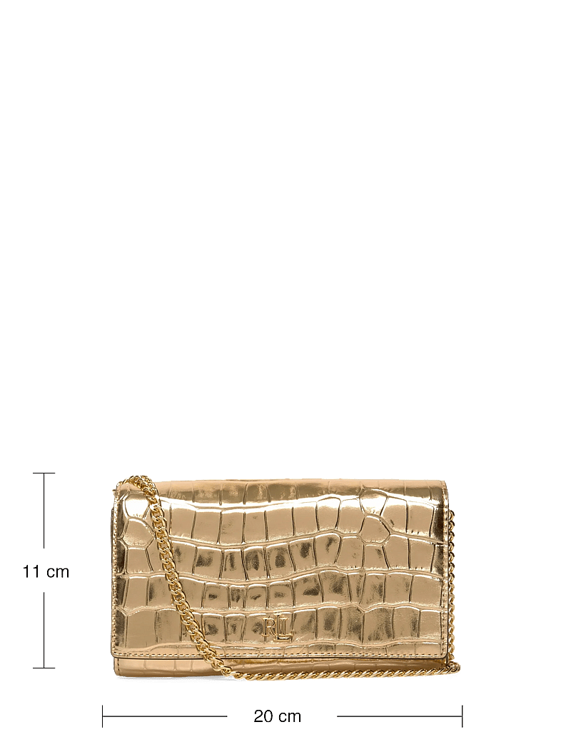 Lauren Ralph Lauren - Metallic Medium Adair II Crossbody - umhängetaschen - modern gold - 3