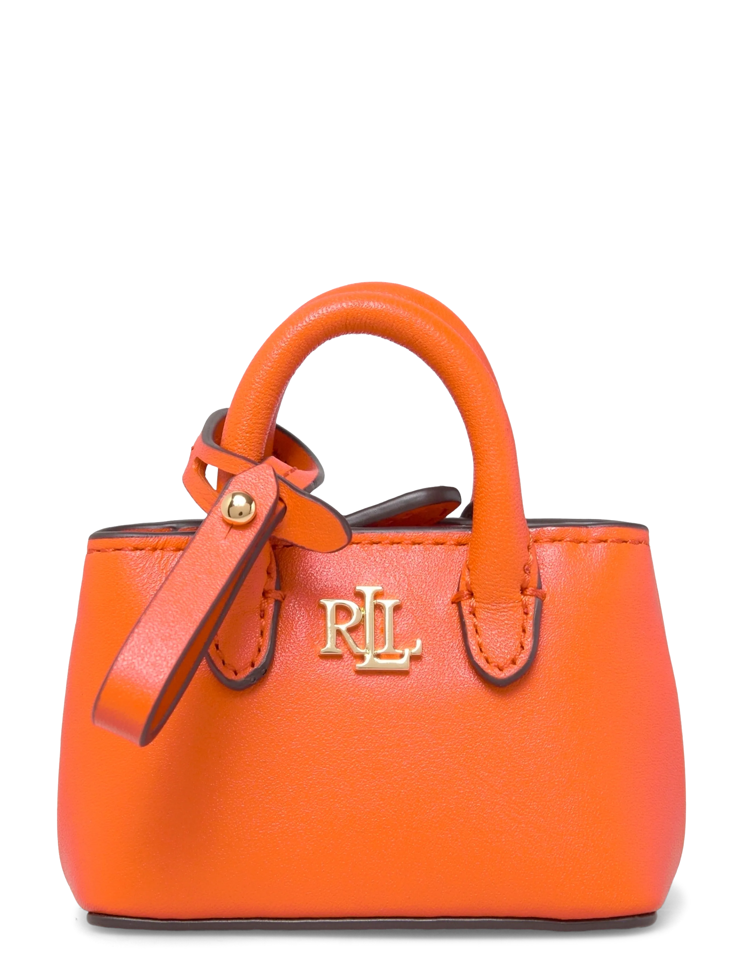 Leather Marcy Charm - DUSK ORANGE