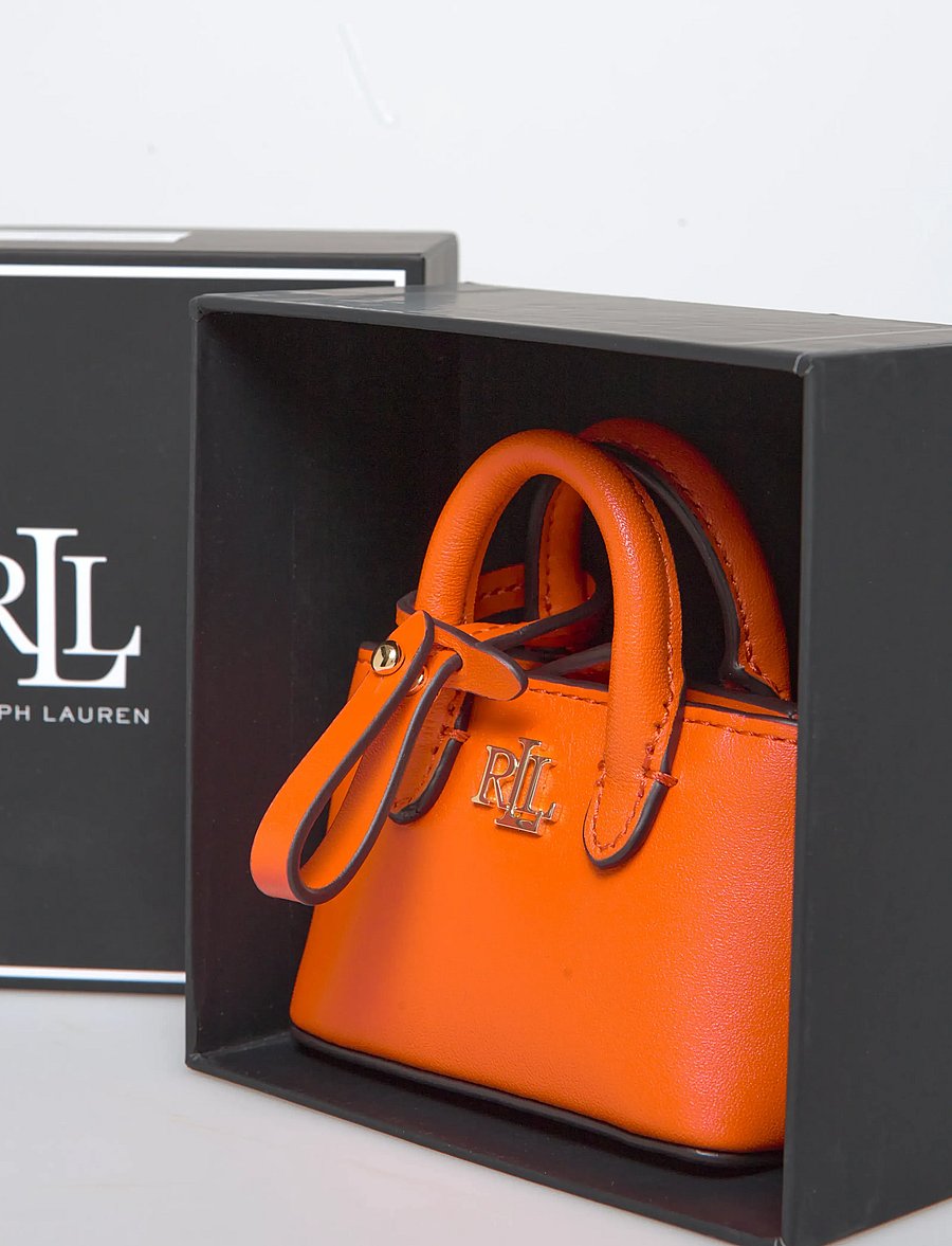 Lauren Ralph Lauren - Leather Marcy Charm - speciella tillfällen - dusk orange - 4