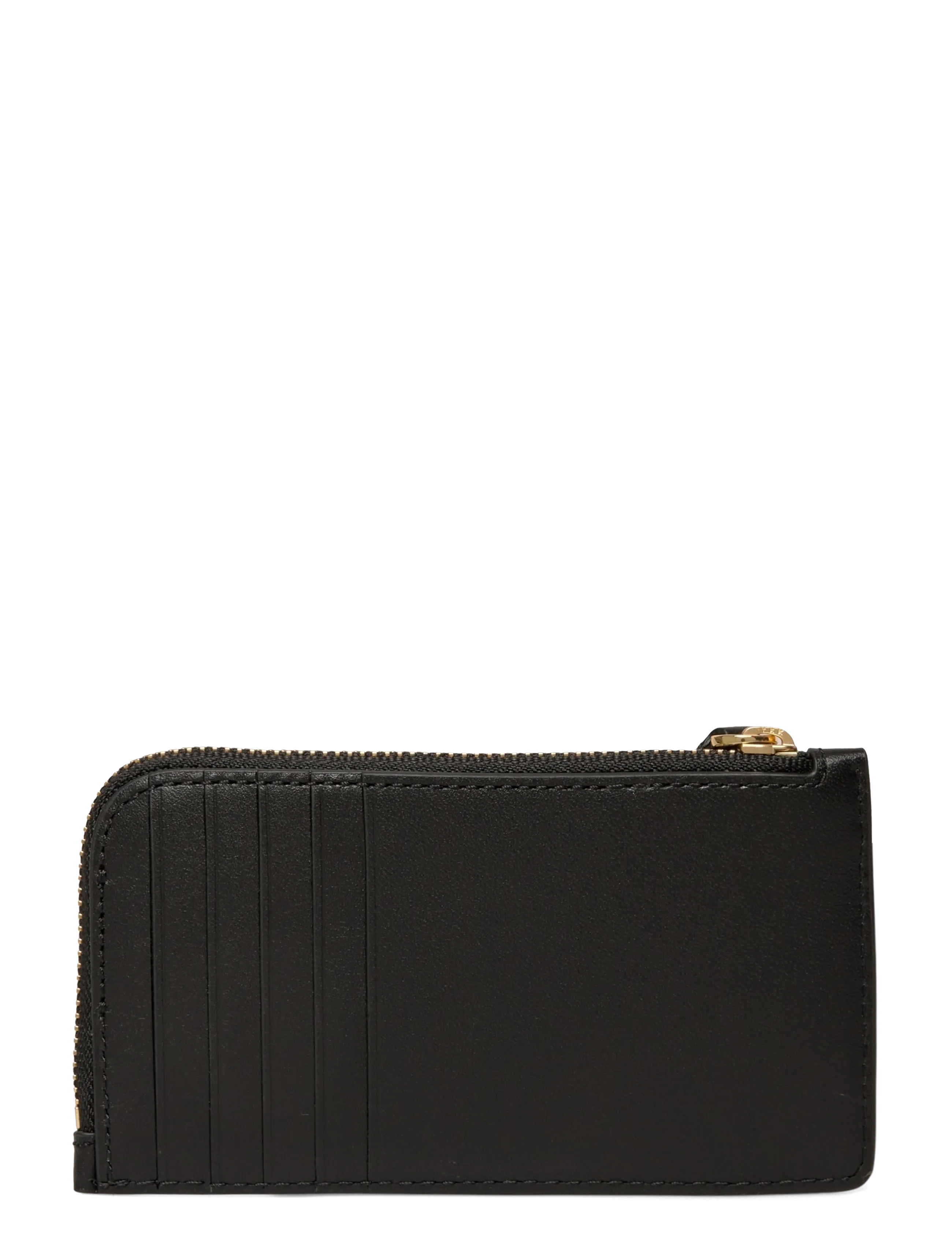 Lauren Ralph Lauren - NATURAL SMTH LEATHR-L ZIP CRD CS-CC - punge - black - 1