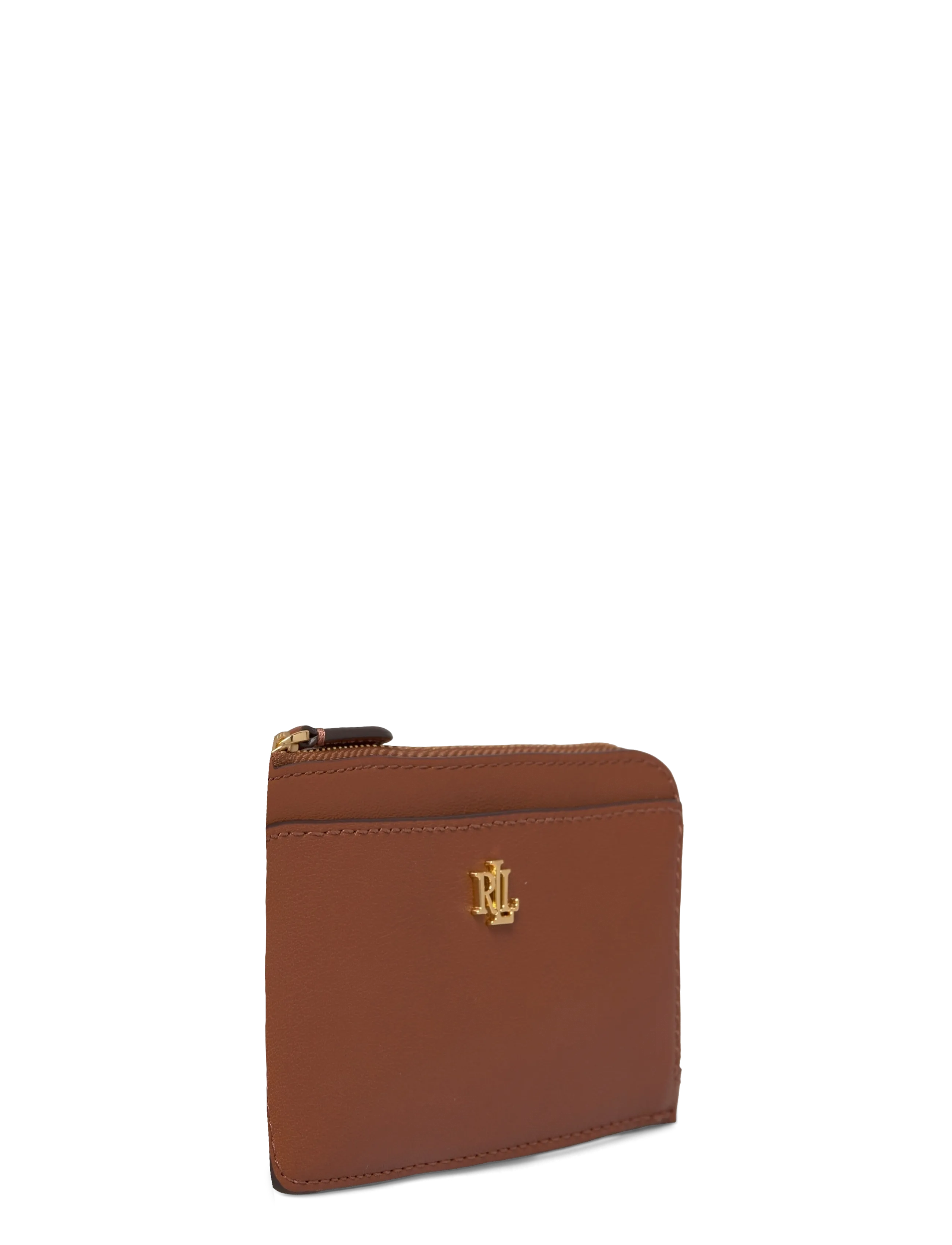Lauren Ralph Lauren - NATURAL SMTH LEATHR-L ZIP CRD CS-CC - punge - lauren tan - 2