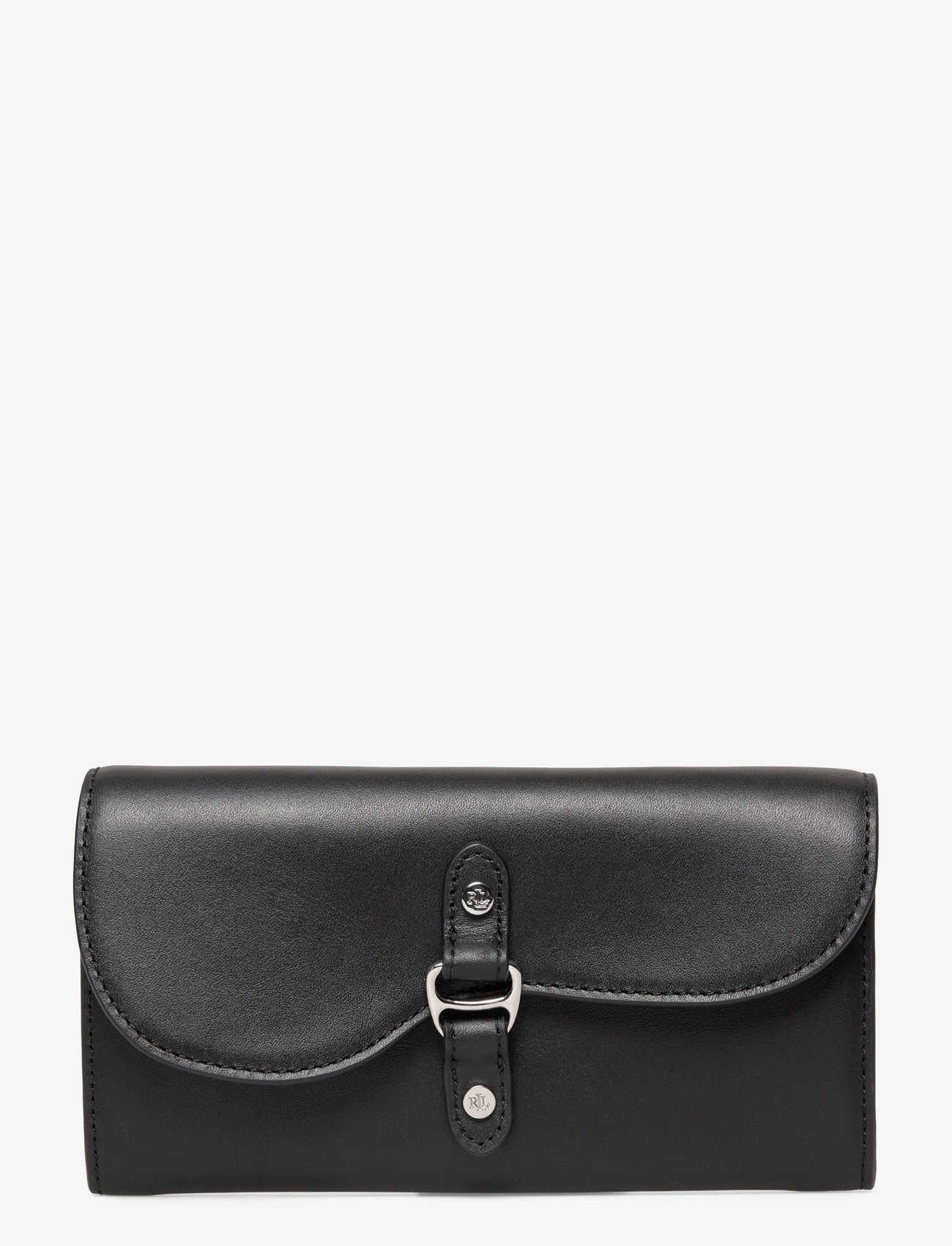 Lauren Ralph Lauren - Leather Tasha Continental Wallet - portemonnaies - black - 0