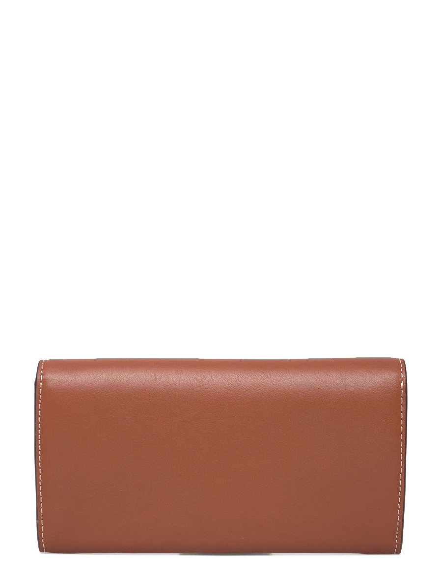 Lauren Ralph Lauren - Leather Tasha Continental Wallet - portemonnaies - lauren tan - 1