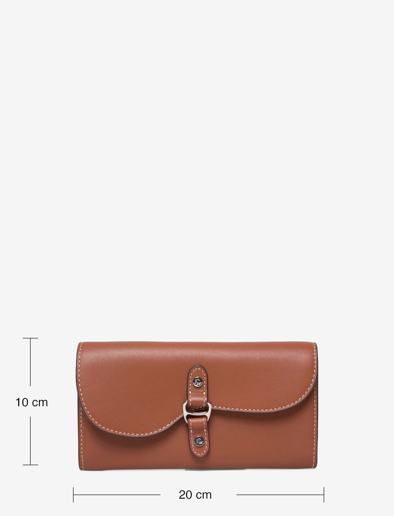 Lauren Ralph Lauren - Leather Tasha Continental Wallet - plånböcker - lauren tan - 3