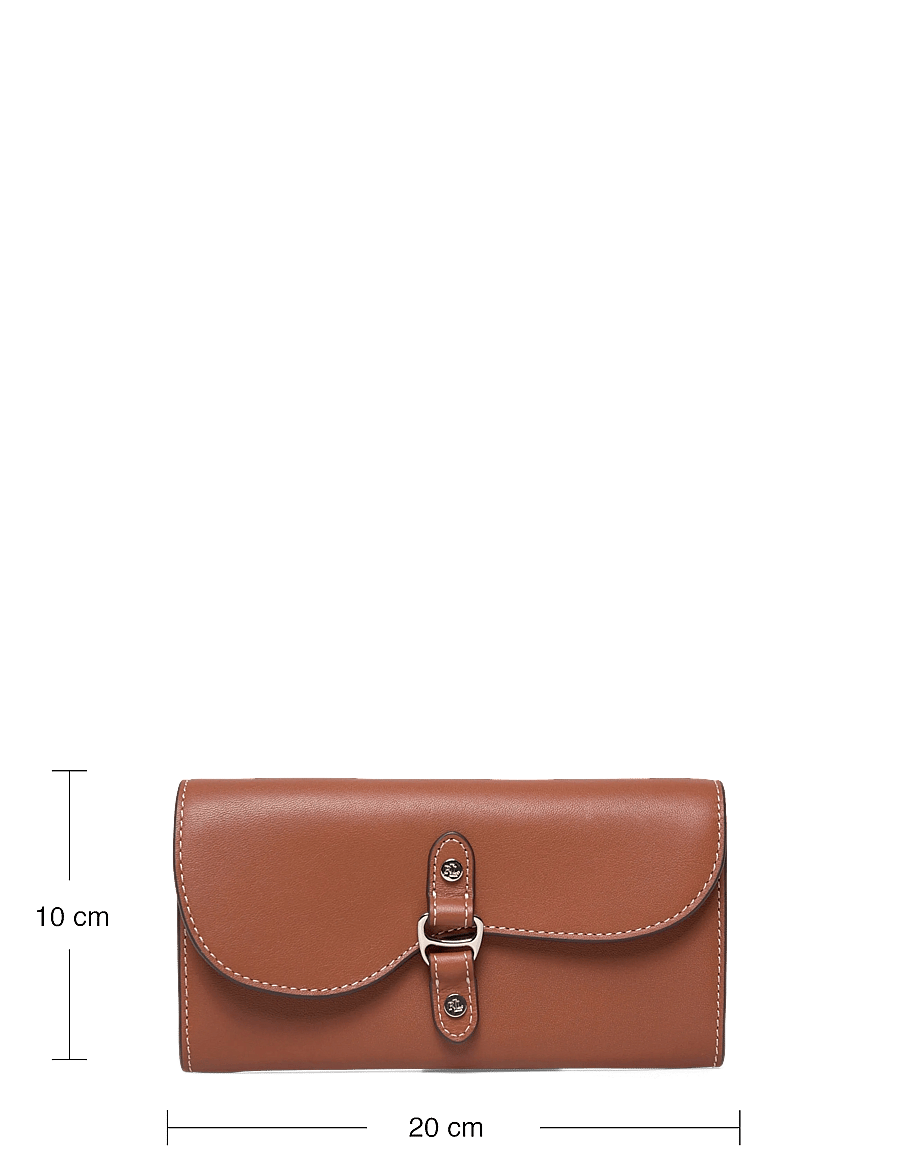 Lauren Ralph Lauren - Leather Tasha Continental Wallet - portemonnaies - lauren tan - 3