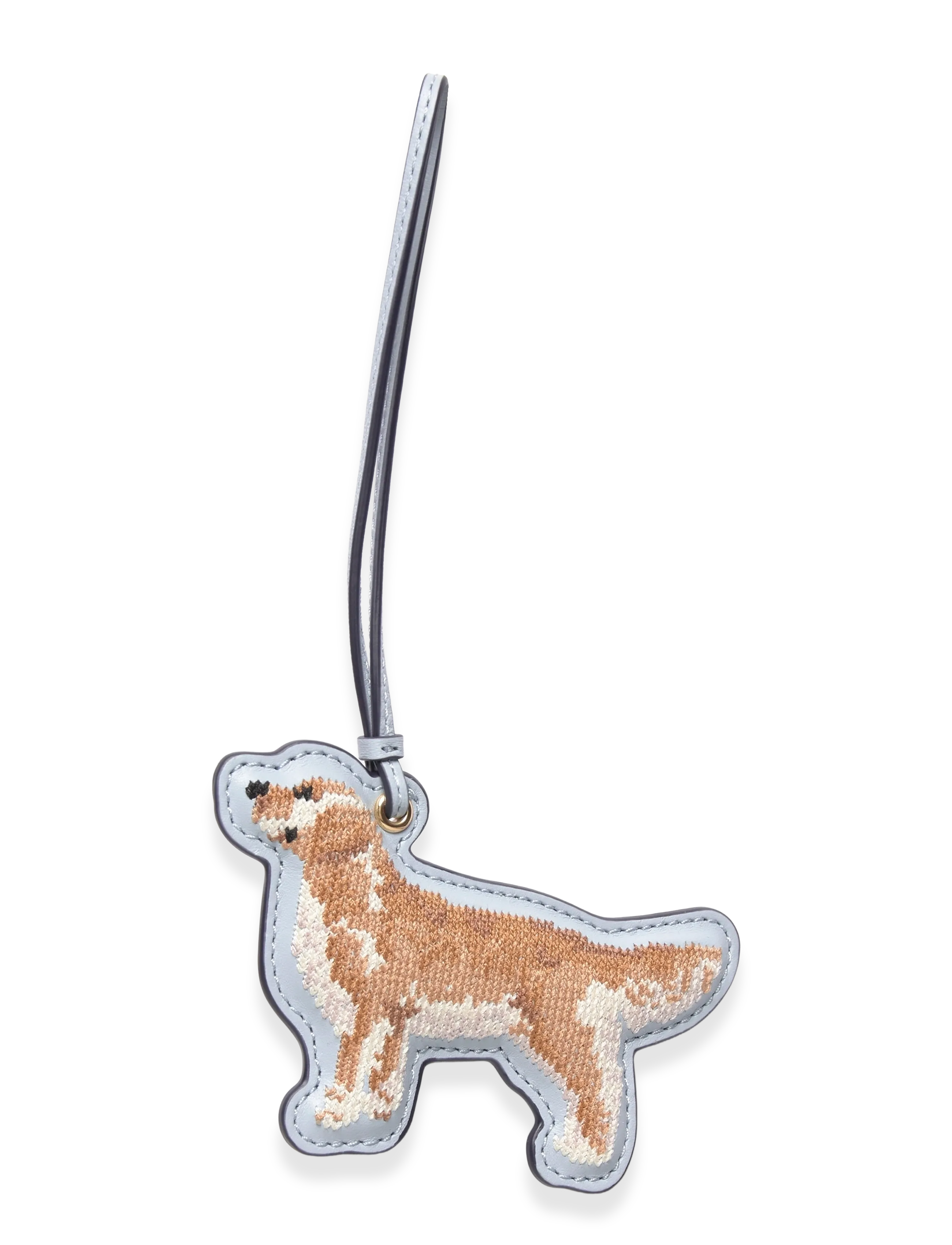 Lauren Ralph Lauren Embroidered Golden Retriever Charm - Väskor - ALPINE BLUE / multi