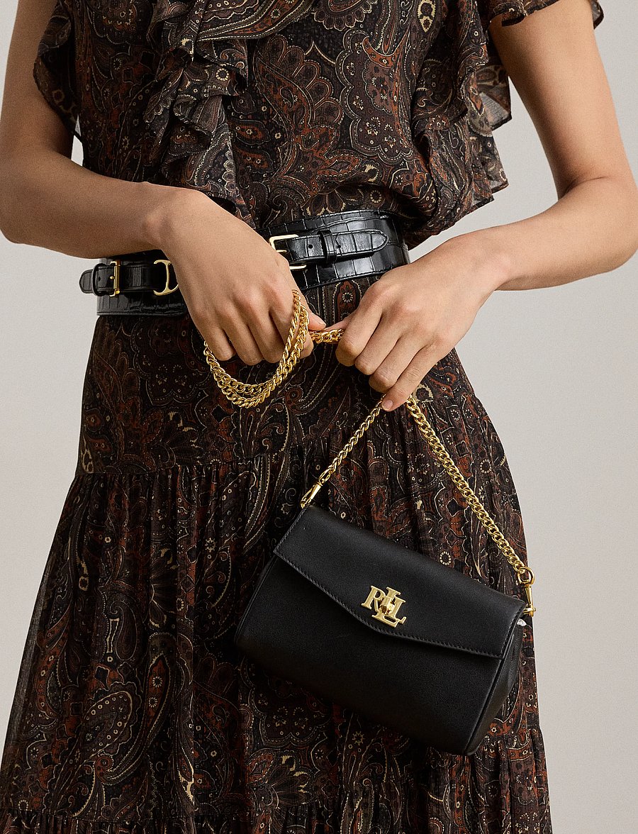 Lauren Ralph Lauren - SOFT NAPPA-TRN WRST CRS-WOC-LRG - besondere anlässe - black - 4