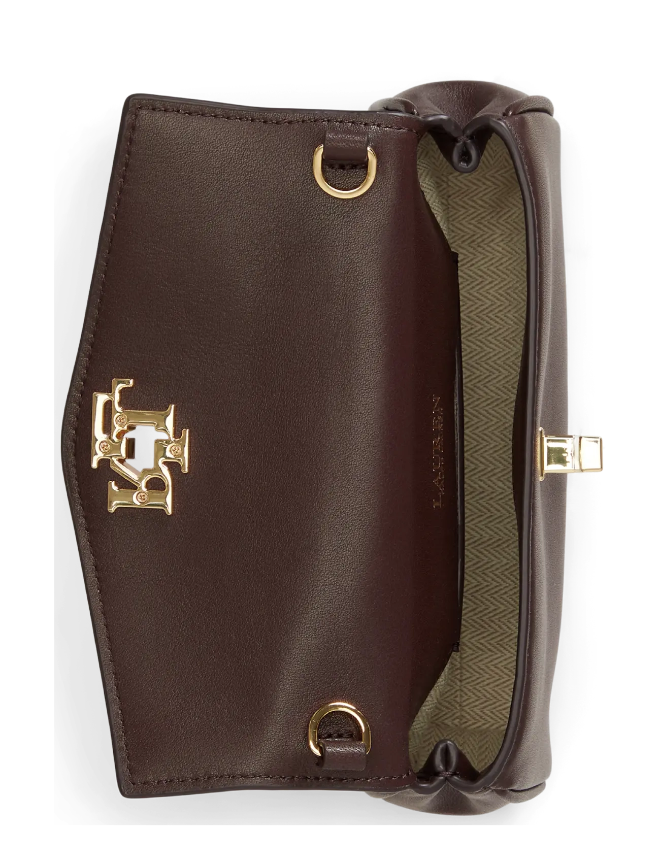 Lauren Ralph Lauren - SOFT NAPPA-TRN WRST CRS-WOC-LRG - besondere anlässe - chestnut brown - 3