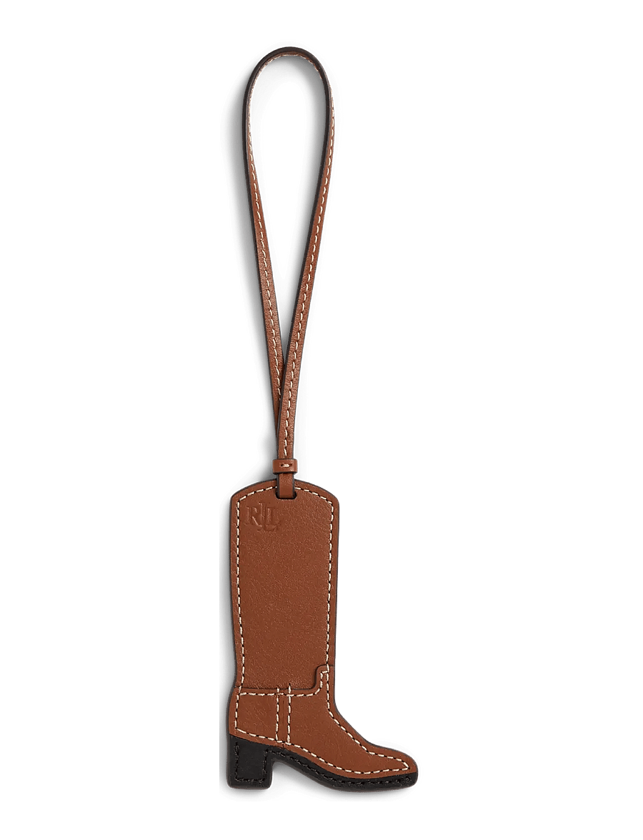 Lauren Ralph Lauren - Leather Boot Charm - nøgleringe & bag charms - lauren tan - 0