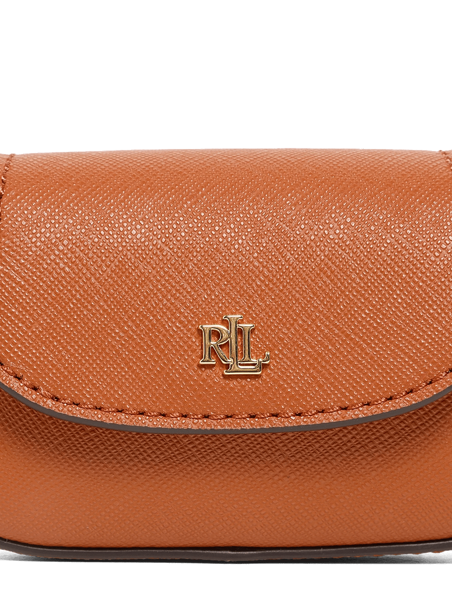 Lauren Ralph Lauren - Crosshatch Leather Schylar Charm - schlüsselanhänger & taschenanhänger - red terracotta - 3