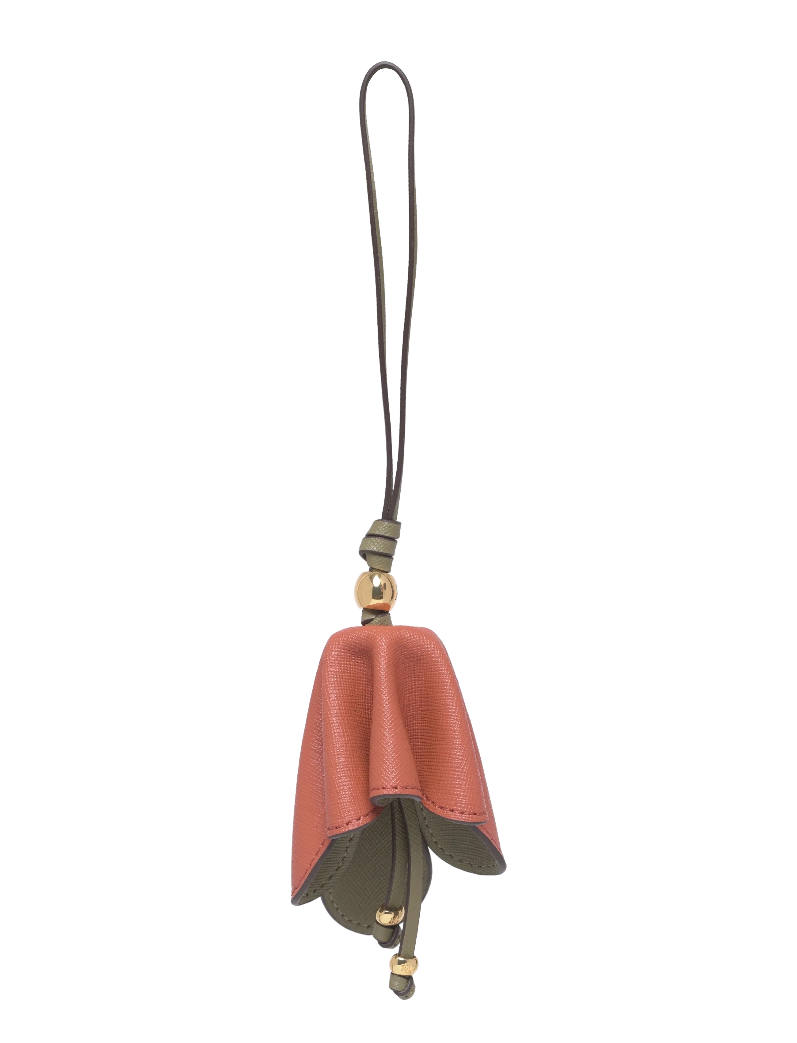 Lauren Ralph Two-Tone Leather Flower Charm, One Size, Accessories, Koralle - Key Rings & Bag Charms, Frauen