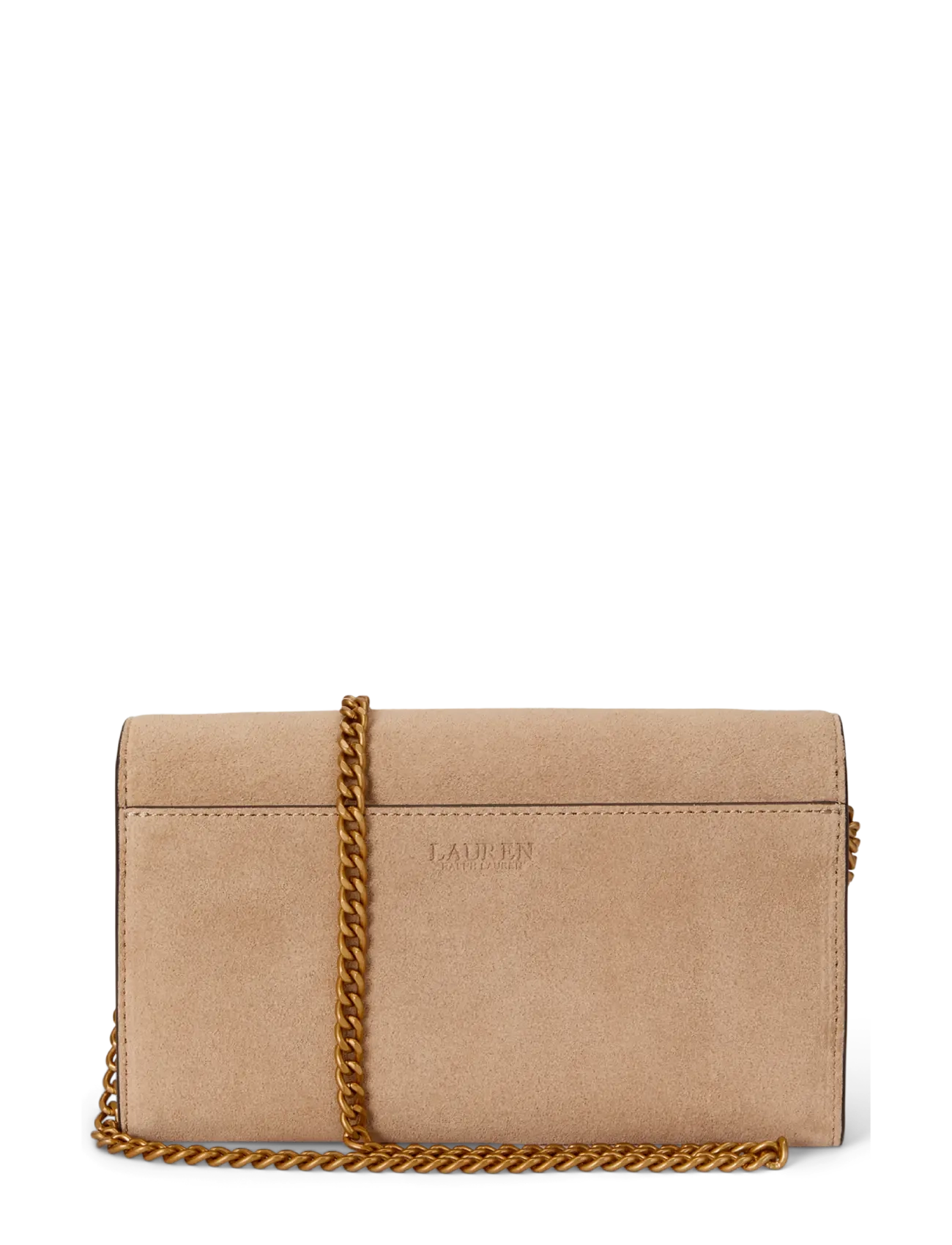 Lauren Ralph Lauren - Suede Medium Adair II Crossbody - alltags-style - tan - 1