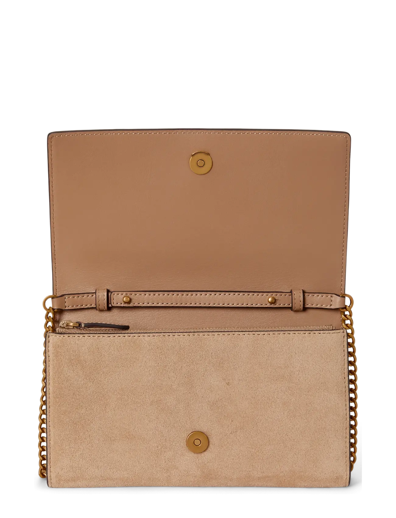 Lauren Ralph Lauren - Suede Medium Adair II Crossbody - alltags-style - tan - 2