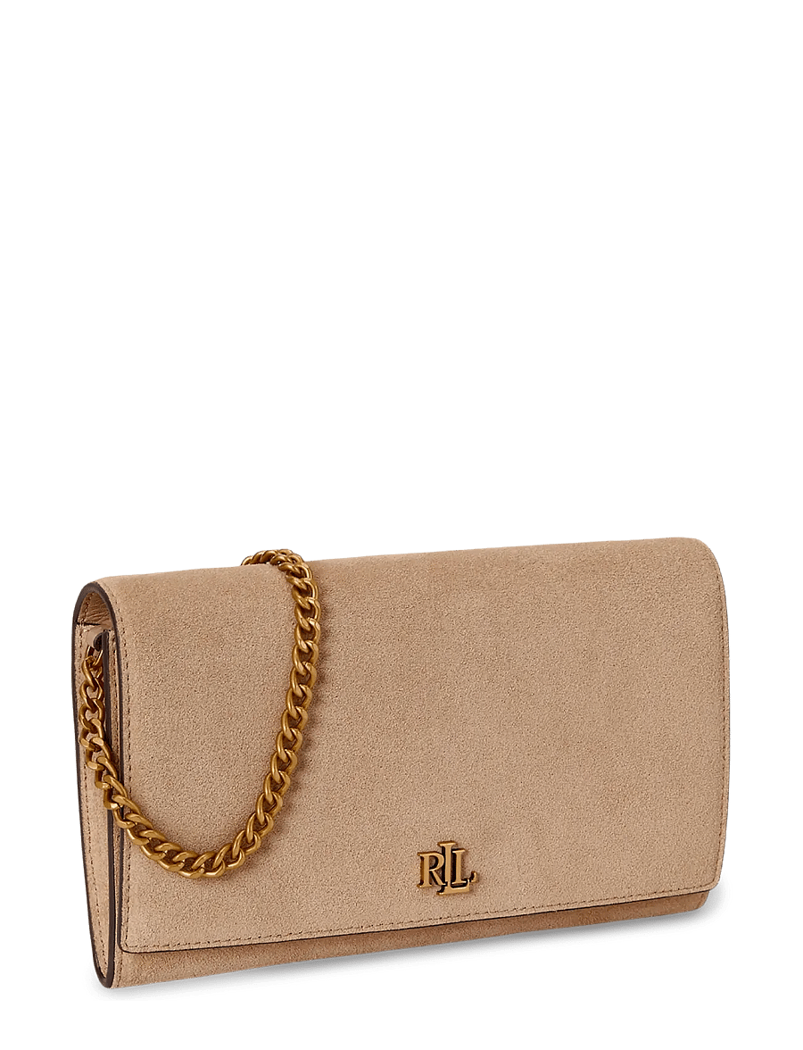 Lauren Ralph Lauren - Suede Medium Adair II Crossbody - alltags-style - tan - 3