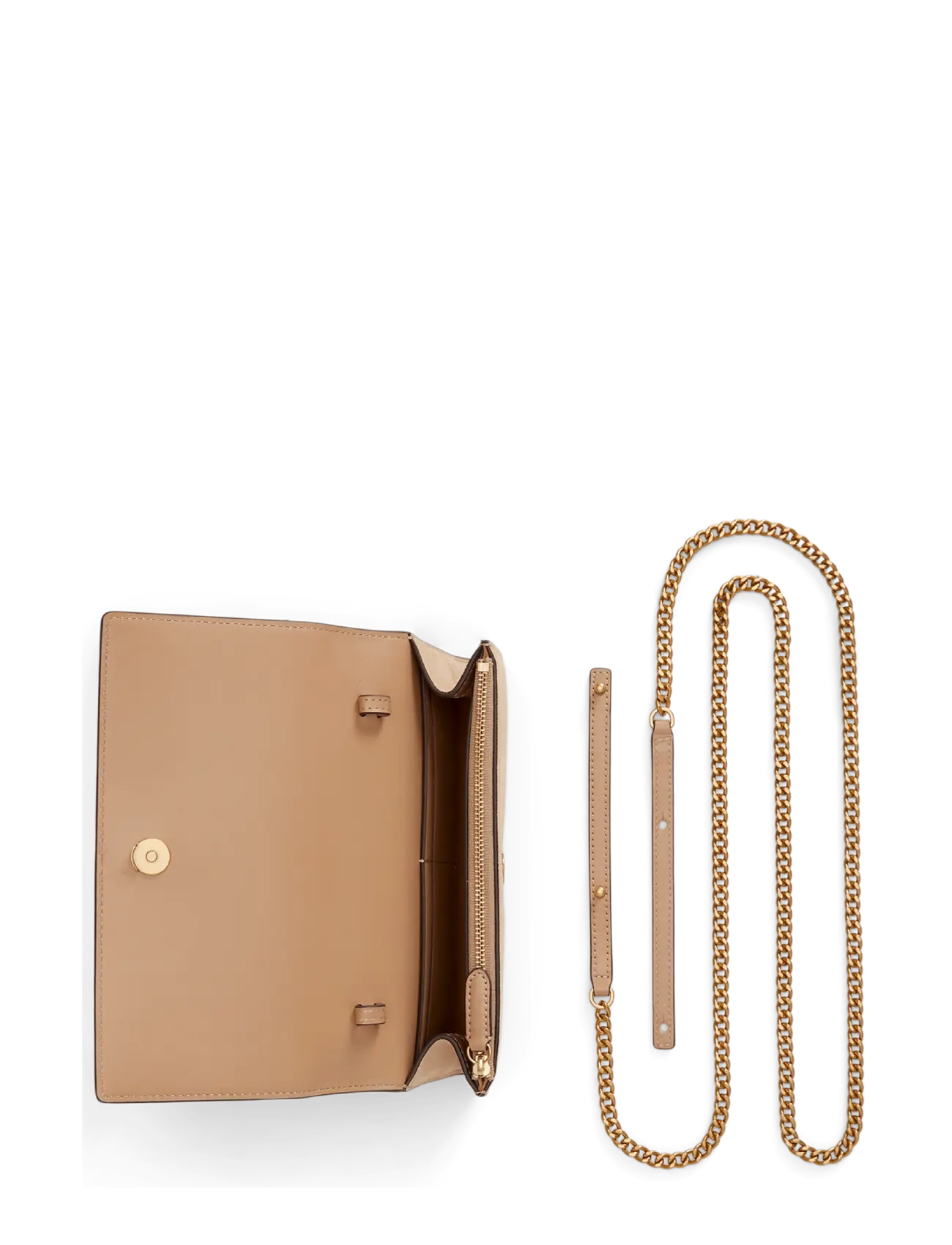 Lauren Ralph Lauren - Suede Medium Adair II Crossbody - alltags-style - tan - 4