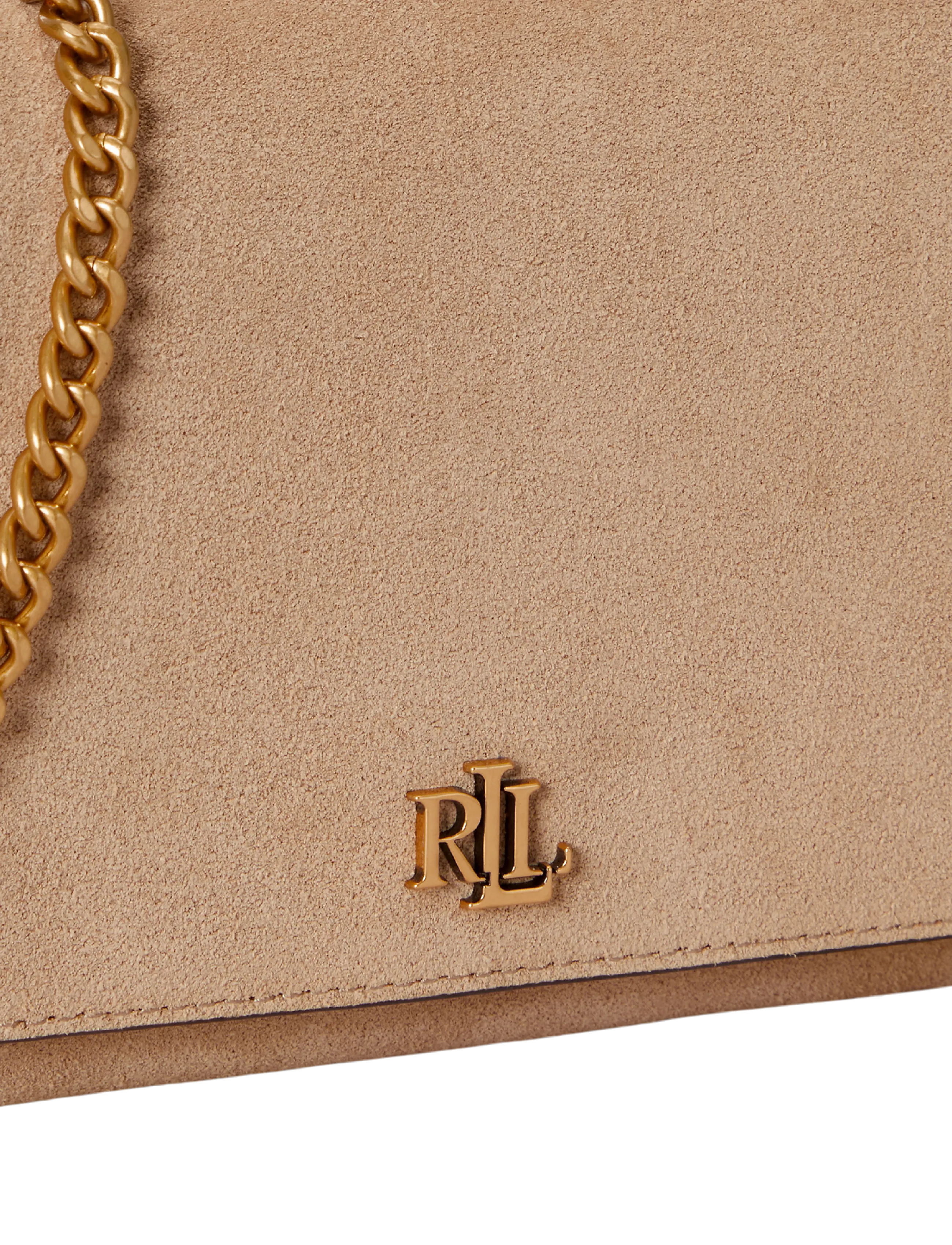 Lauren Ralph Lauren - Suede Medium Adair II Crossbody - alltags-style - tan - 5