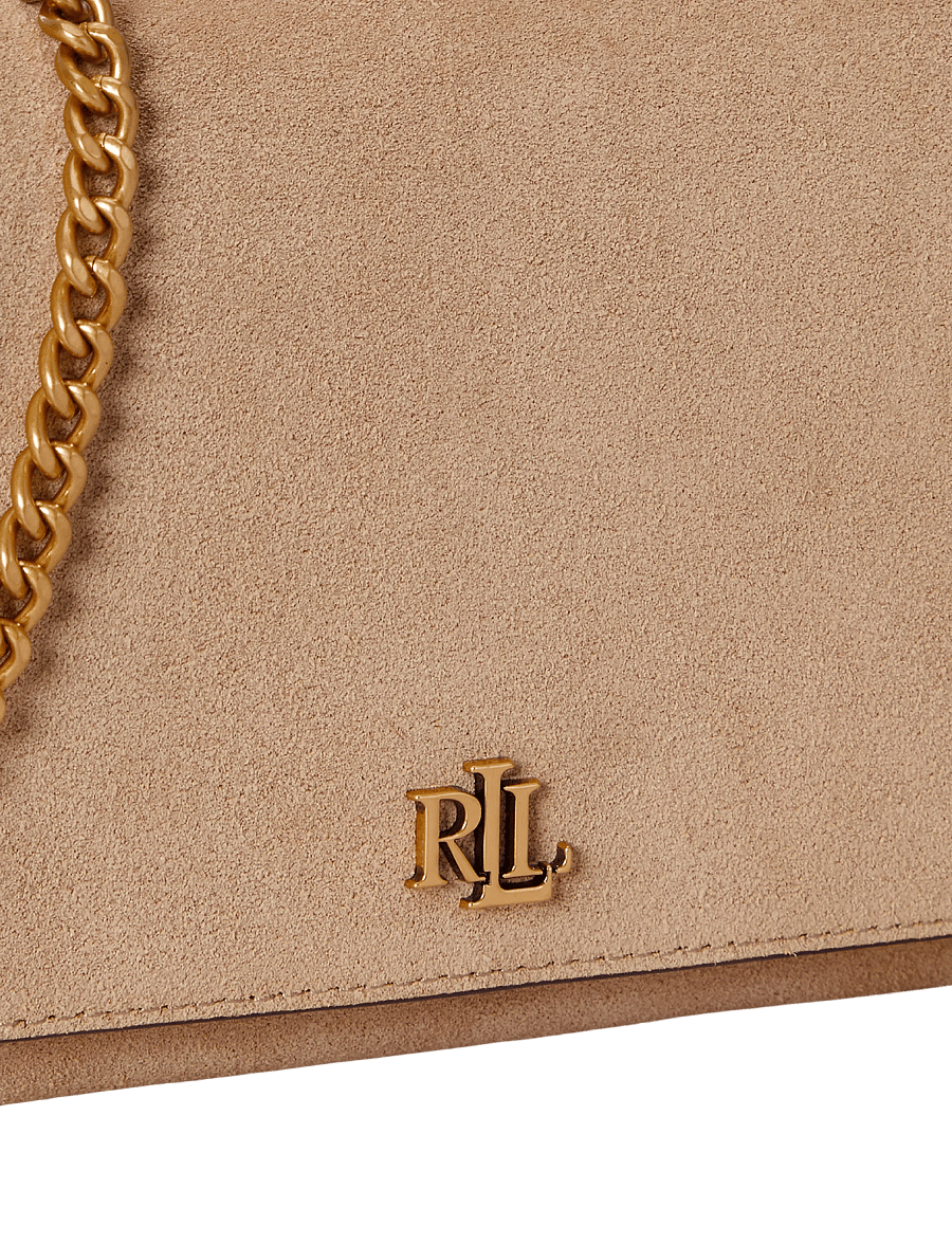 Lauren Ralph Lauren - Suede Medium Adair II Crossbody - alltags-style - tan - 5