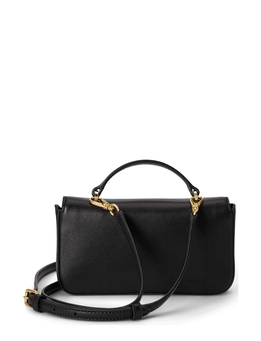 Lauren Ralph Lauren - Leather Marcy Crossbody Wallet - black - 1
