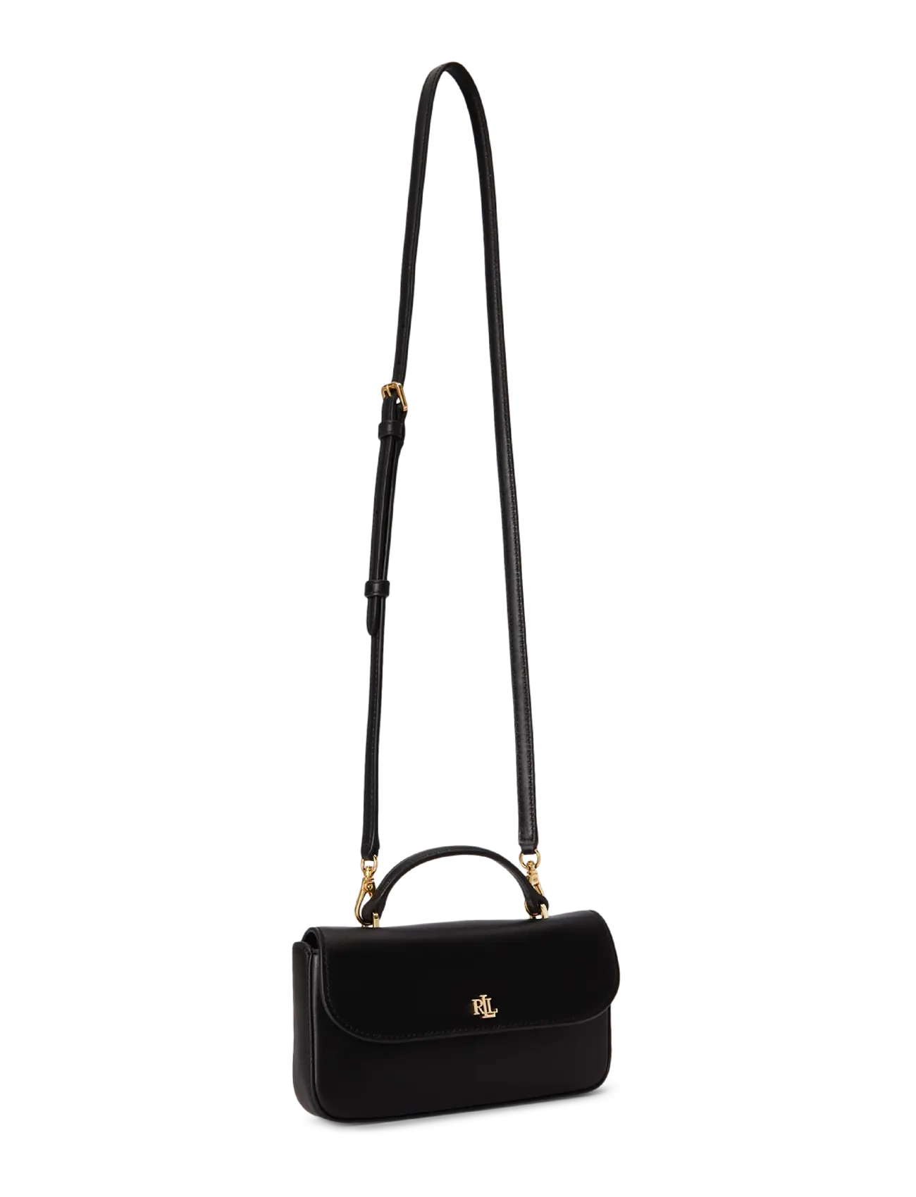 Lauren Ralph Lauren - Leather Marcy Crossbody Wallet - black - 2