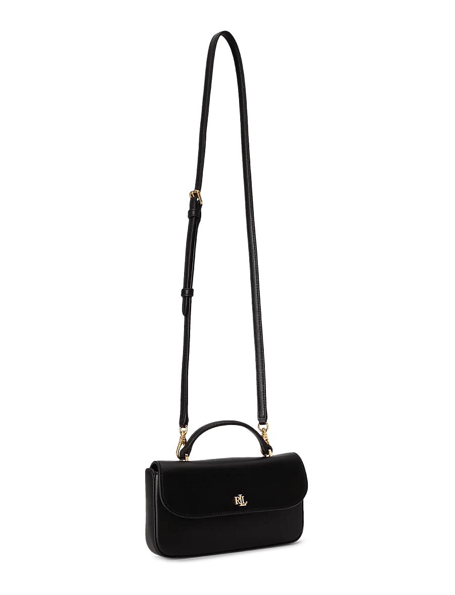Lauren Ralph Lauren - Leather Marcy Crossbody Wallet - black - 2
