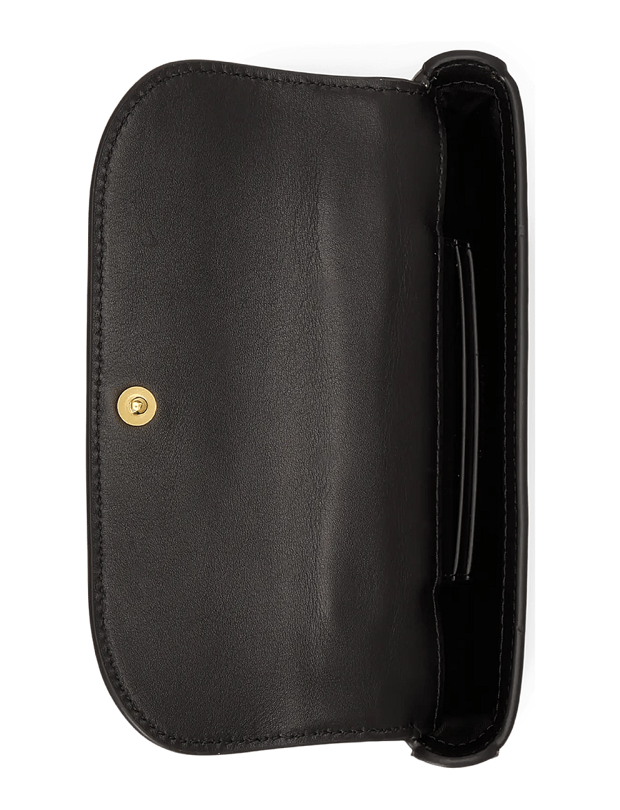 Lauren Ralph Lauren - Leather Marcy Crossbody Wallet - black - 3