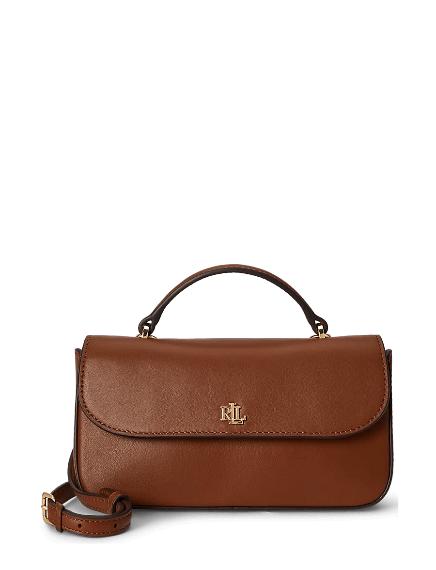 Lauren Ralph Lauren - Leather Marcy Crossbody Wallet - lauren tan - 0
