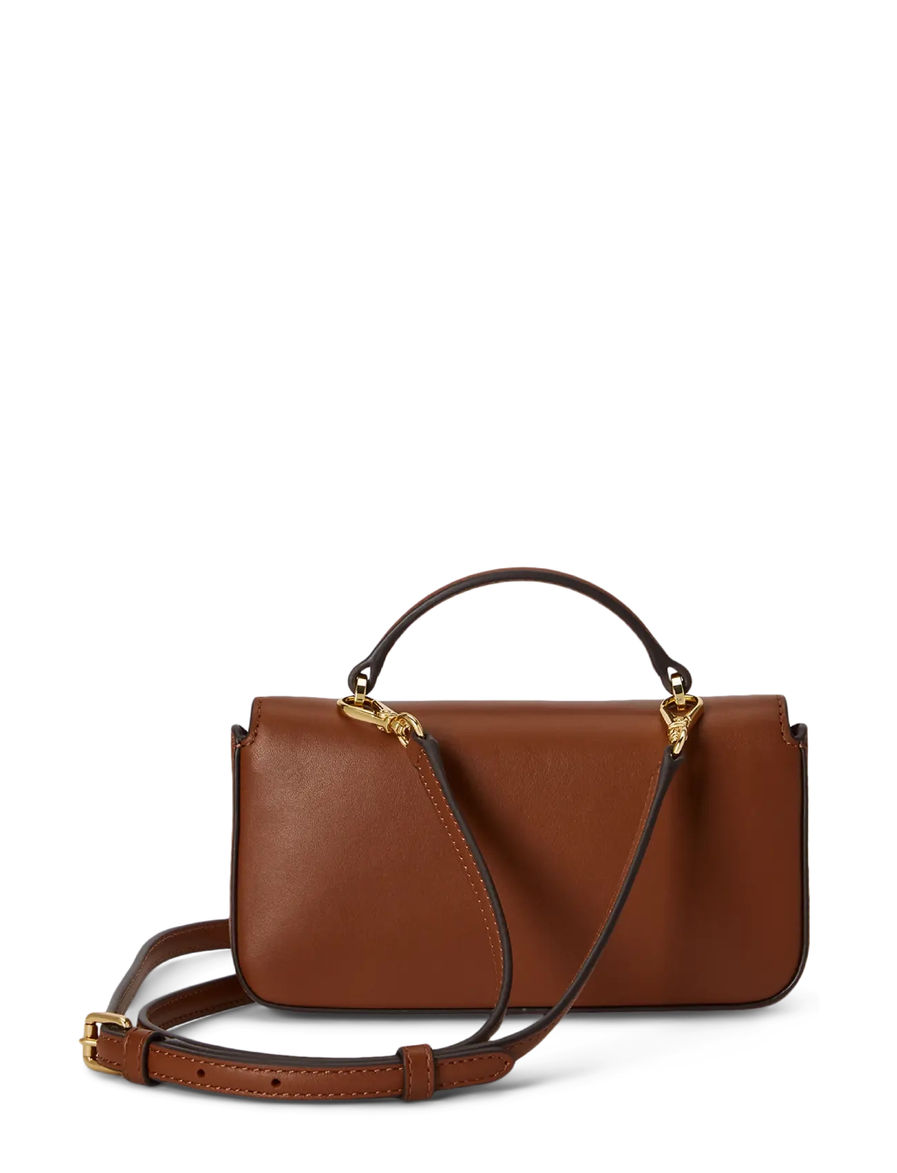 Lauren Ralph Lauren - Leather Marcy Crossbody Wallet - lauren tan - 1