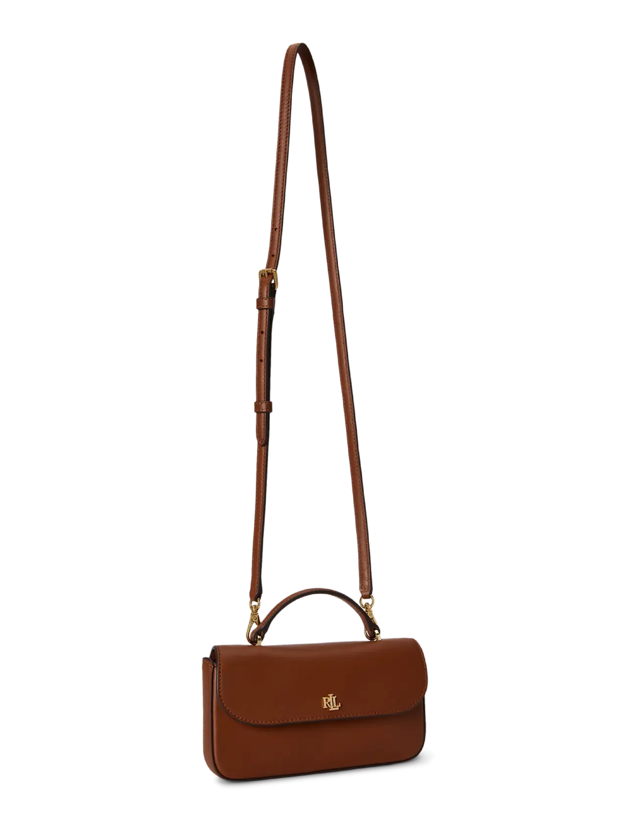 Lauren Ralph Lauren - Leather Marcy Crossbody Wallet - lauren tan - 3