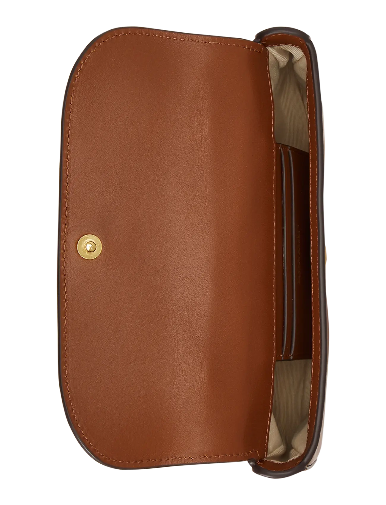 Lauren Ralph Lauren - Leather Marcy Crossbody Wallet - lauren tan - 4