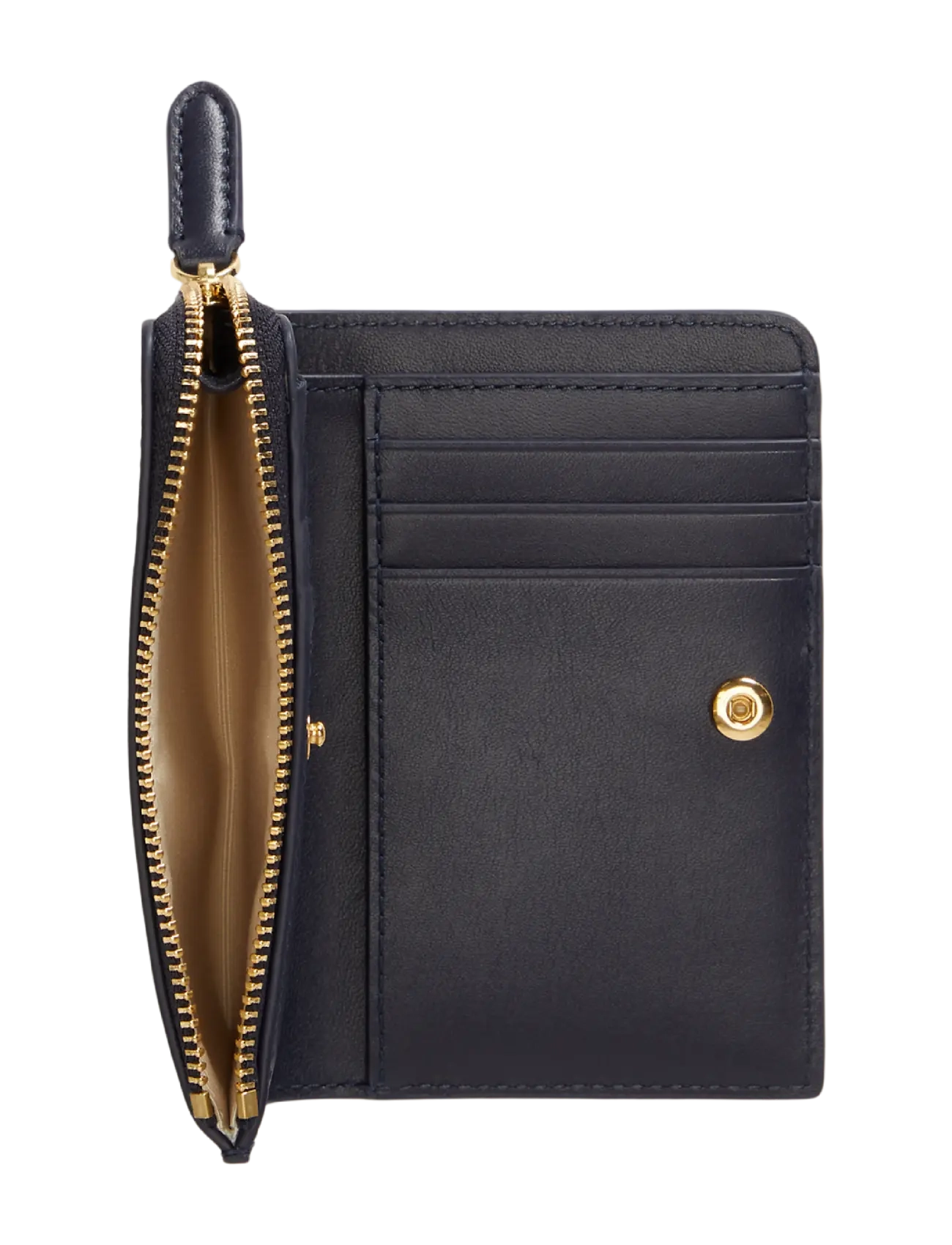 Lauren Ralph Lauren - Leather Small Bi-Fold Wallet - lauren navy - 1