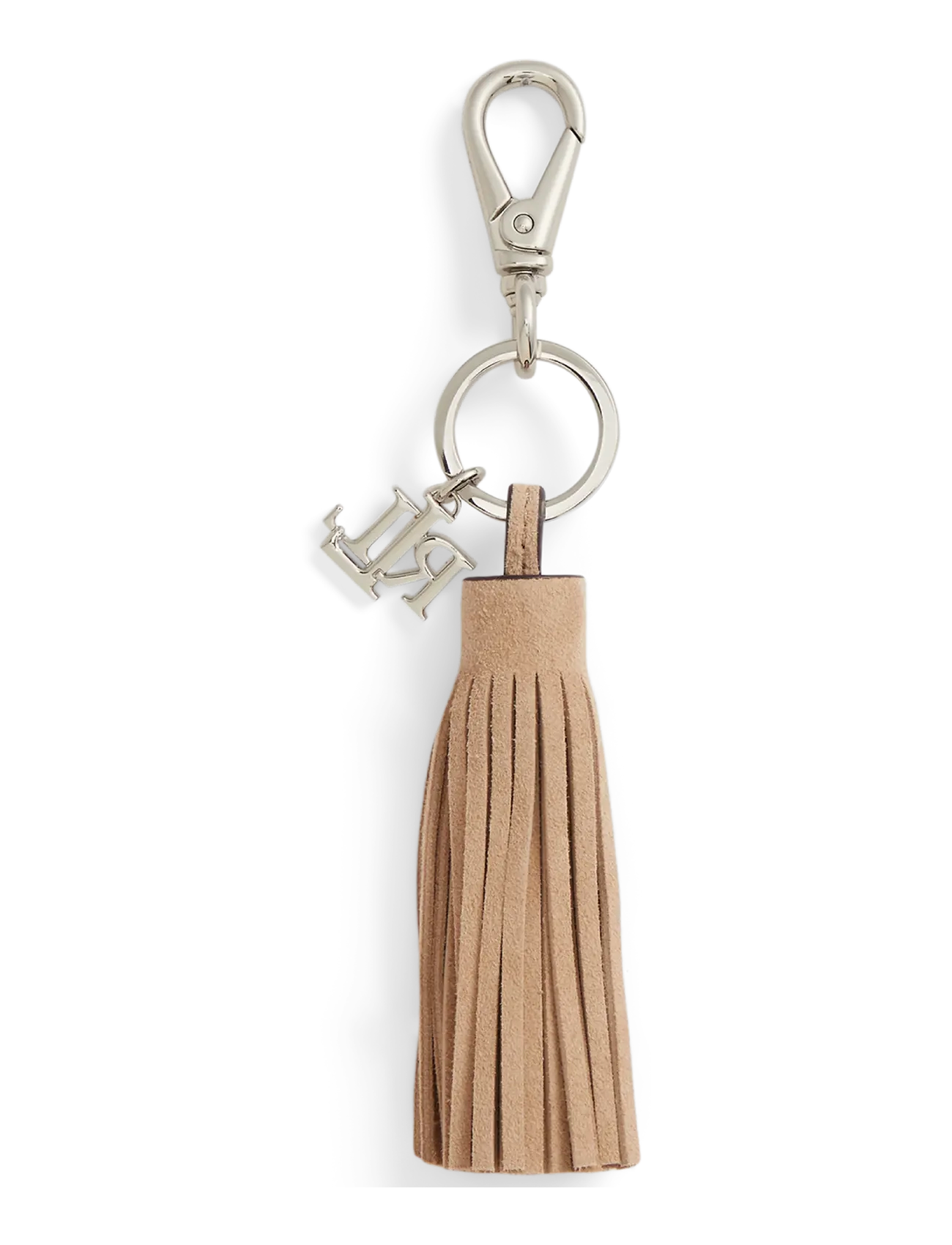 Lauren Ralph Lauren - Logo & Suede Tassel Charm - schlüsselanhänger & taschenanhänger - tan - 1